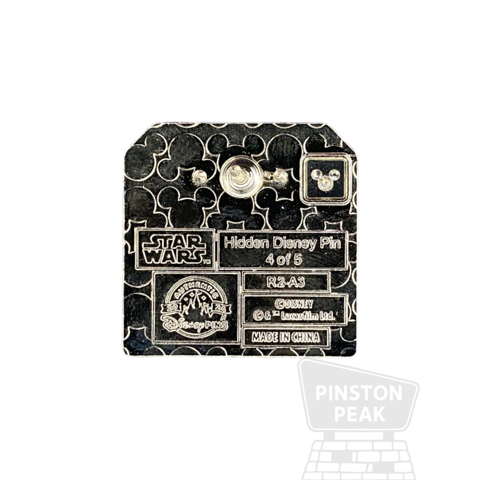 Disney Parks WDW Hidden Mickey 2024 Pin – R2-A3 Star Wars Droids Collection
