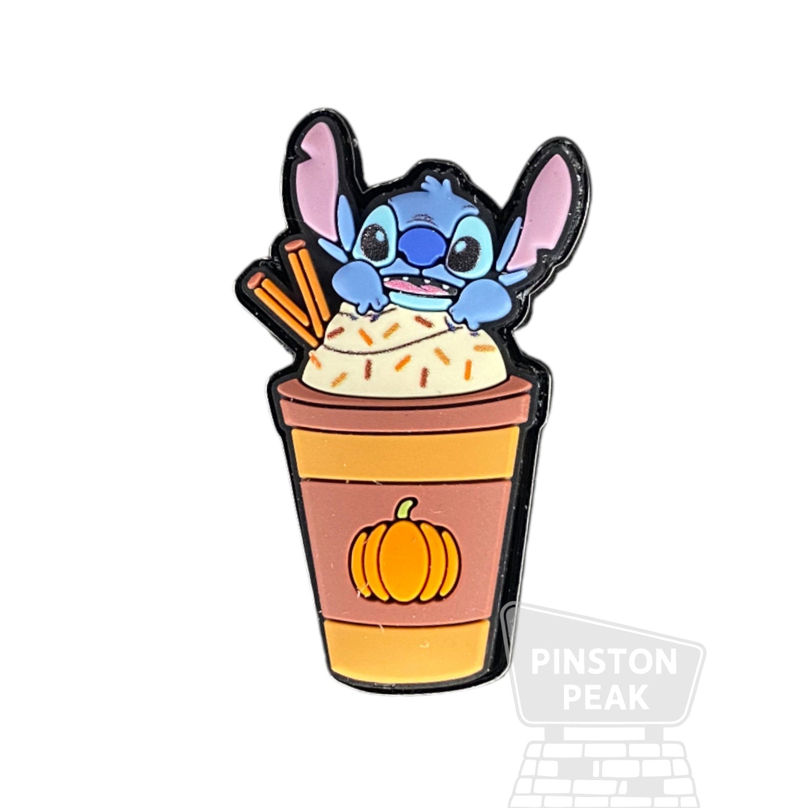 Disney Loungefly Lilo & Stitch Pin – Stitch Pumpkin Spice Latte Scented