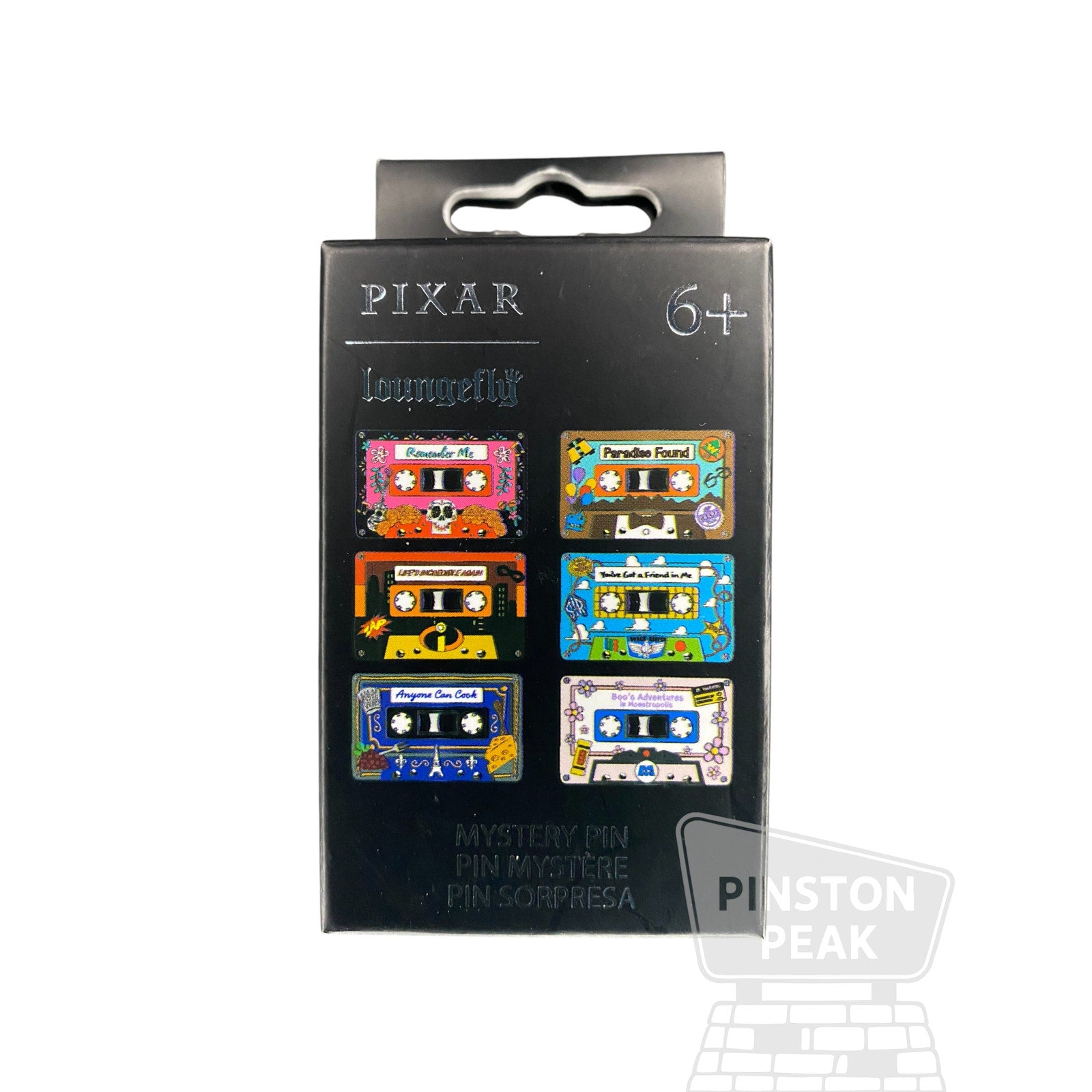 Disney Loungefly Pixar Pin – Cassette Mix Tape Mystery Blind Box Unopened
