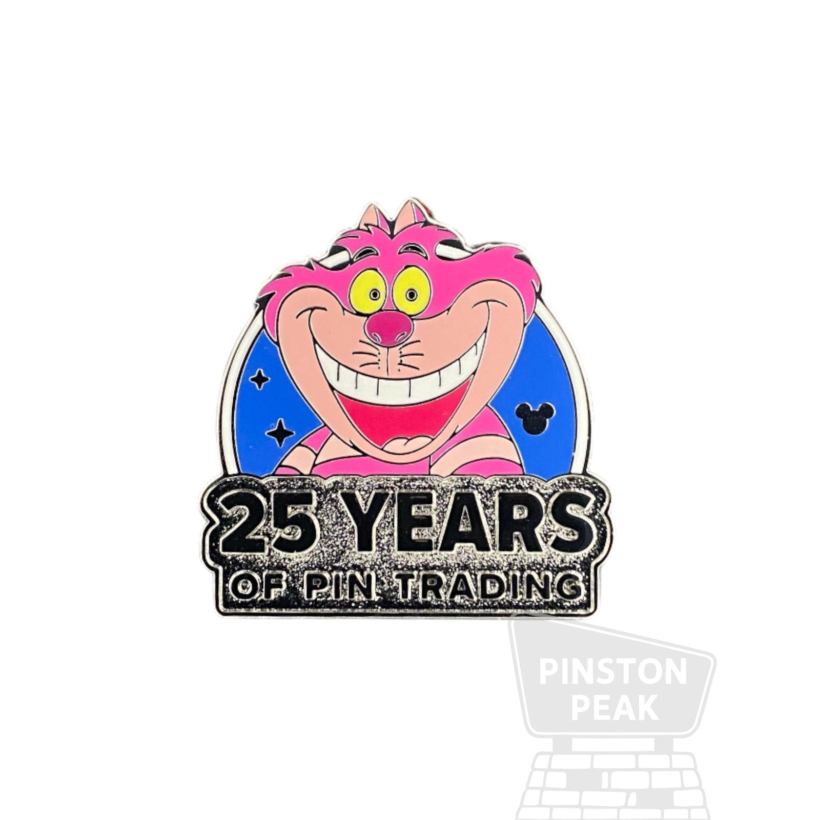 Disney Parks WDW Hidden Mickey 2025 Wave A Mystery Pin – Cheshire Cat 25 Year