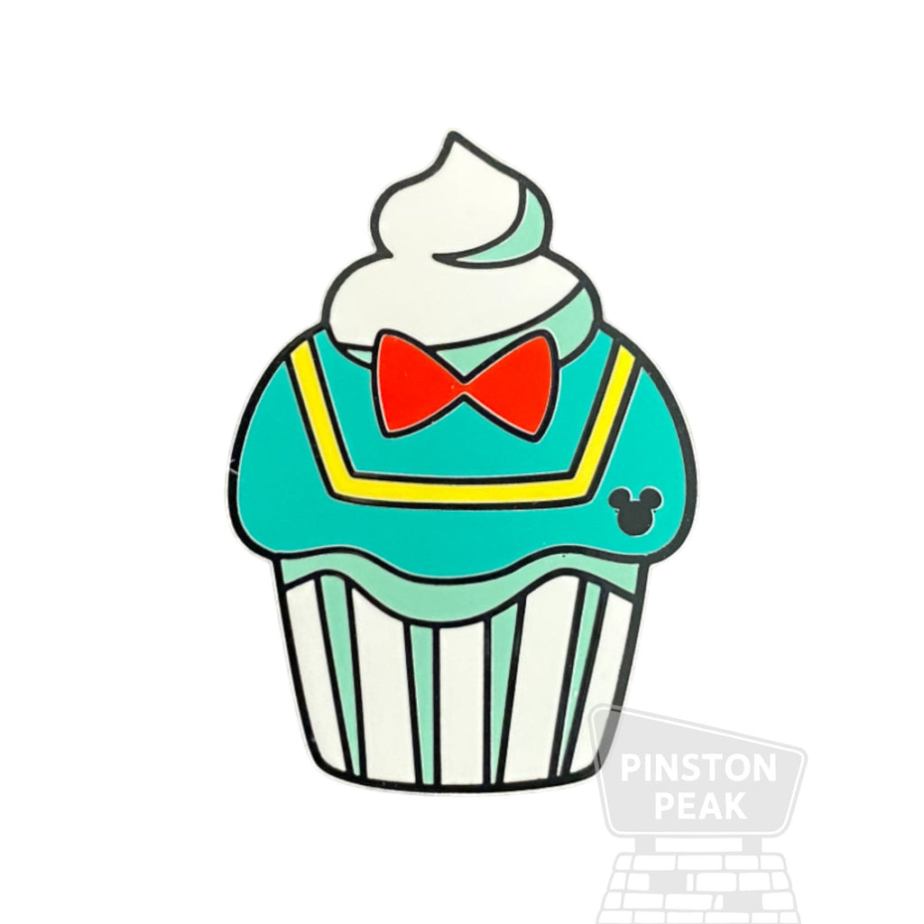 Disney Parks Hidden Disney 2025 Wave B Pin – Donald Duck Cupcake Treat