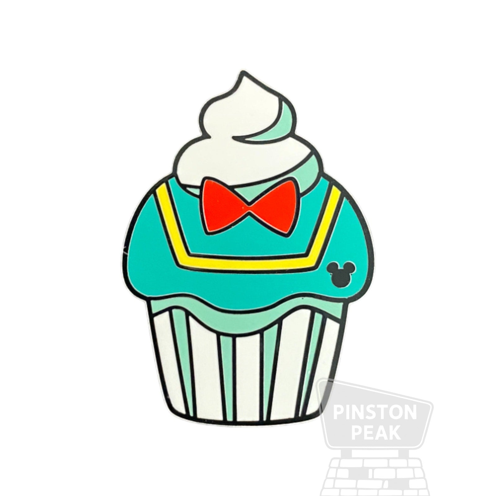 Disney Parks Hidden Disney 2025 Wave B Pin – Donald Duck Cupcake Treat