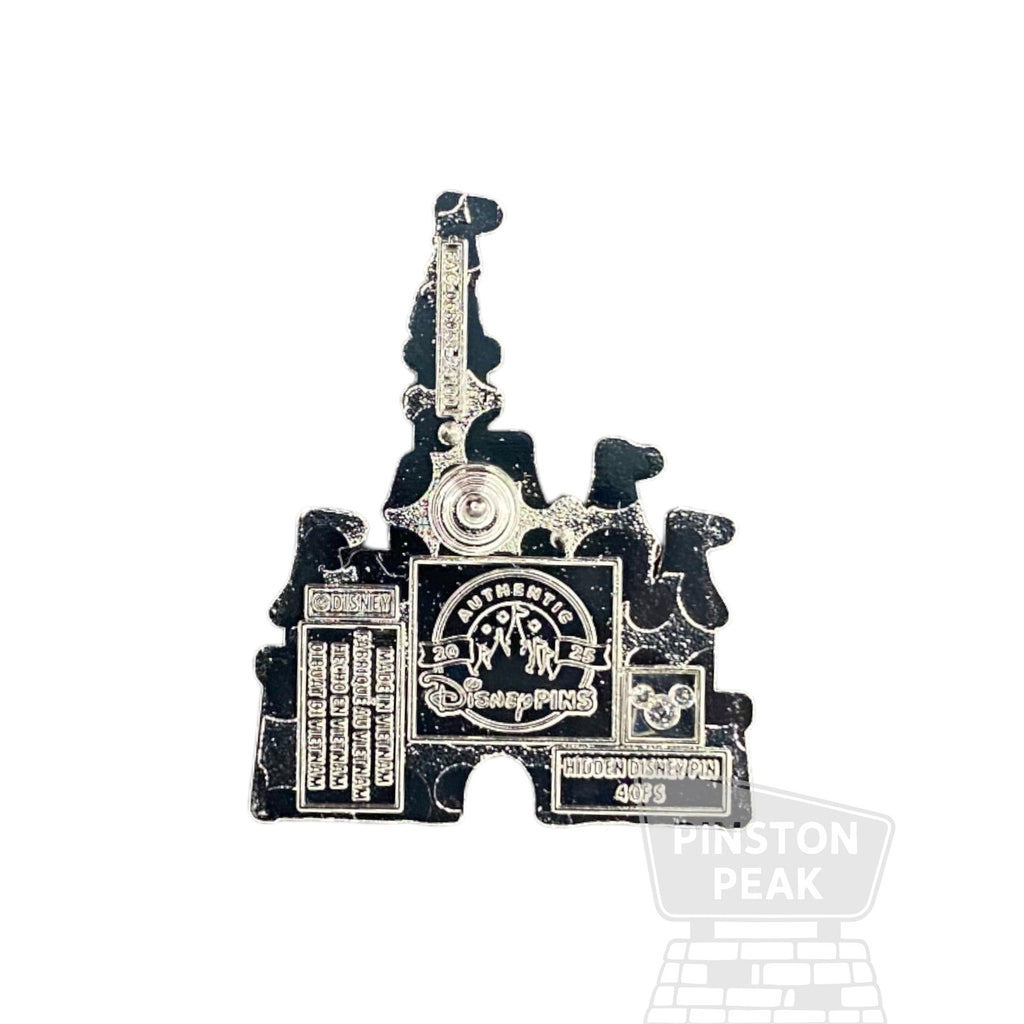 Disney Parks WDW Hidden Mickey 2025 Wave B Pin – Mickey Mouse Club Logo Castle