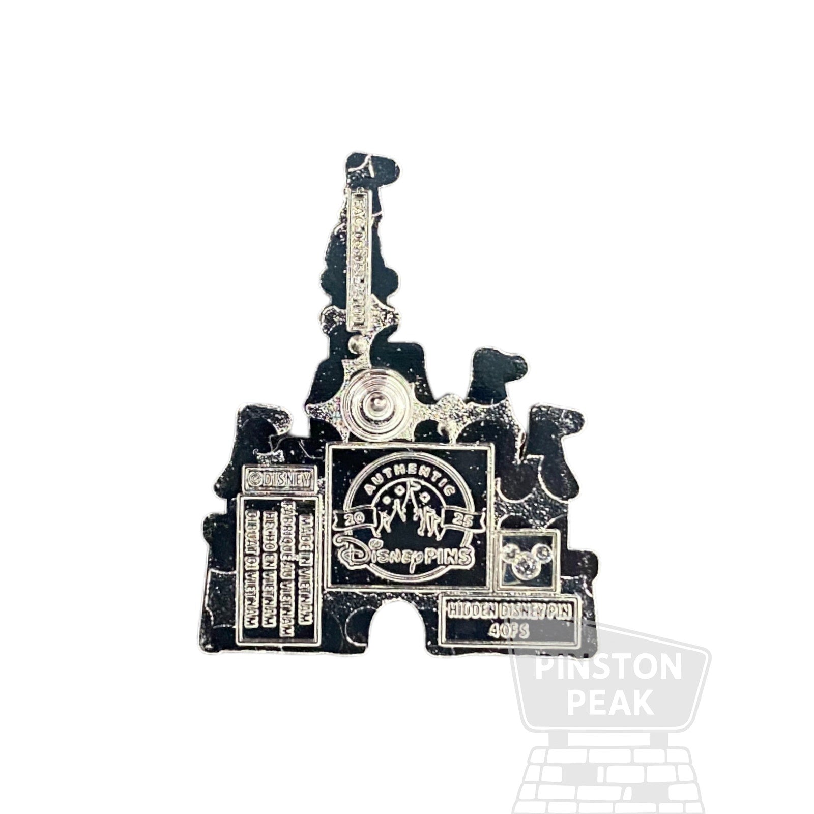 Disney Parks WDW Hidden Mickey 2025 Wave B Pin – Mickey Mouse Club Logo Castle