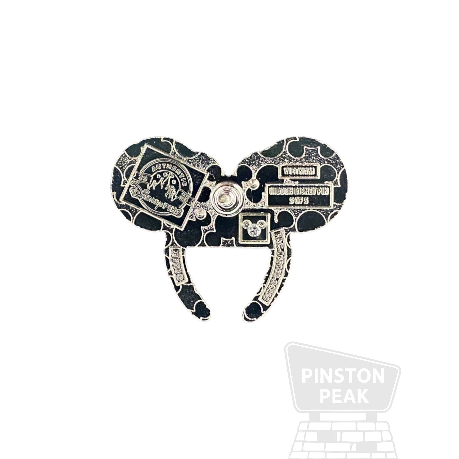 Disney Parks WDW Hidden Mickey 2025 Wave A Pin – Minnie Mouse Ear Headband