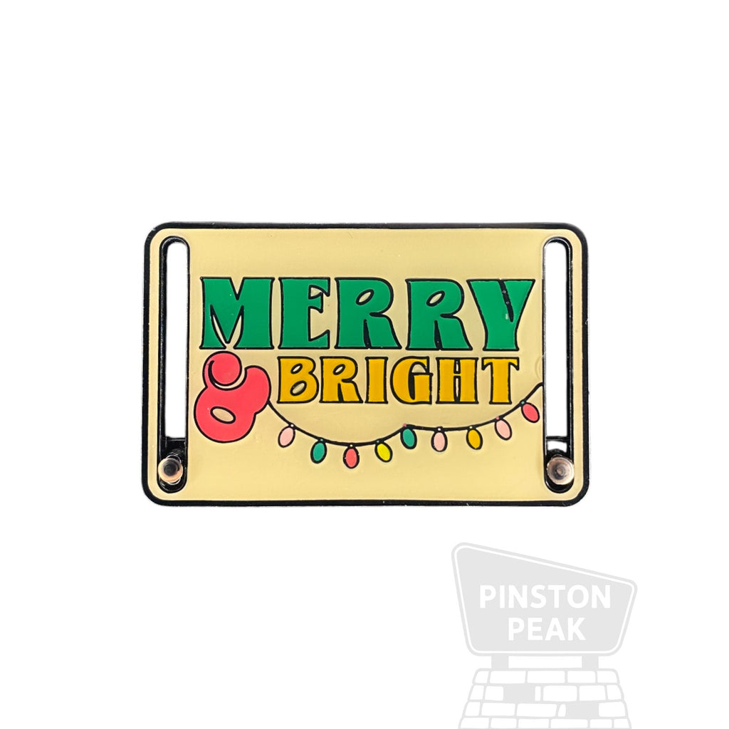 Disney Bioworld Stitch Merry & Bright Sliding Pin – Holiday Slider