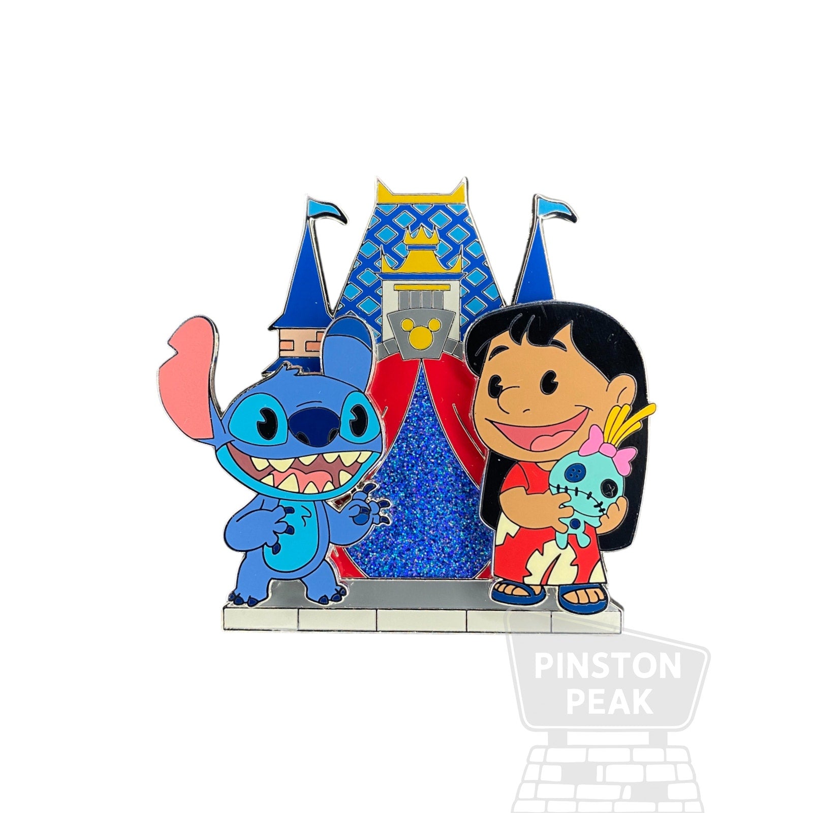 Disney Parks Build-a-Pin 2nd Gen – Lilo & Stitch Castle Stage Base Set