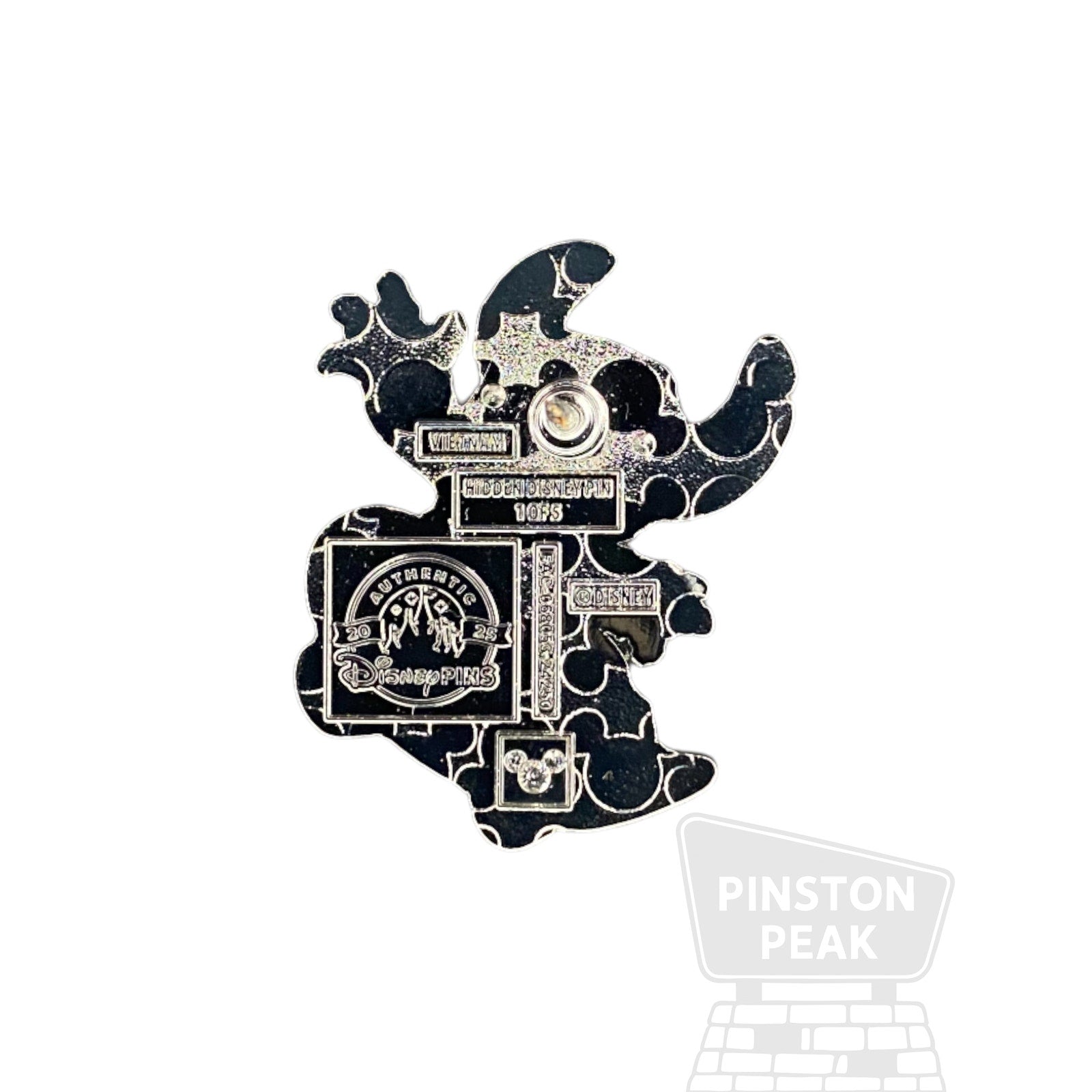 Disney Parks WDW Hidden Mickey 2025 Wave A Mystery Pin – Stitch Blue Color Story