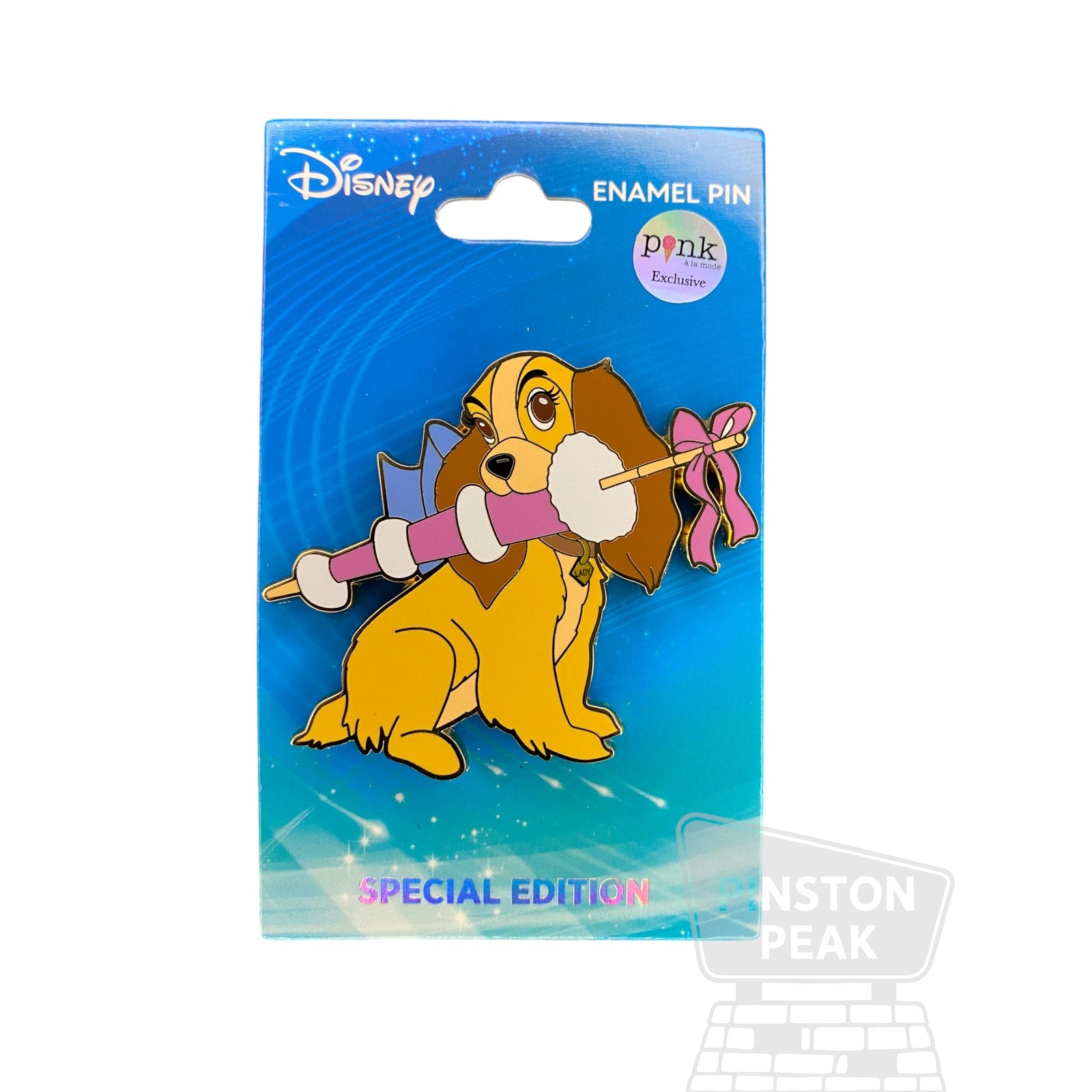 Disney Pink a la Mode Lady and the Tramp LE 200 Pin – Lady with Umbrella