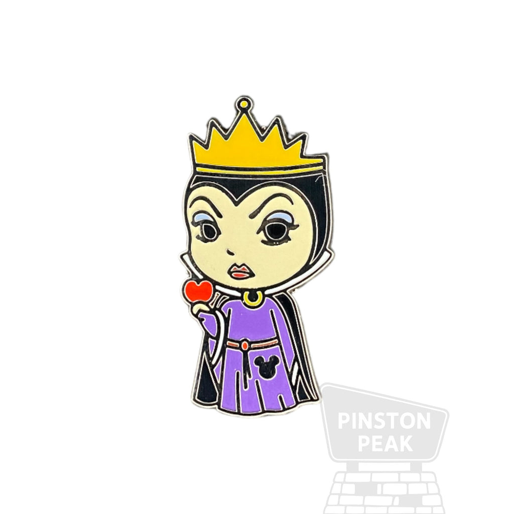 Disney Parks WDW Hidden Mickey 2024 Pin – Evil Queen Cute Chibi Villains Series