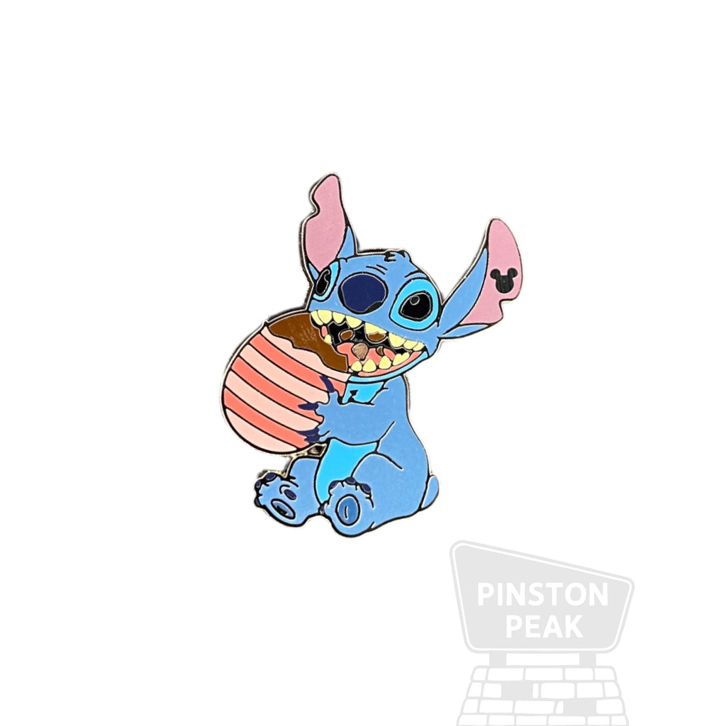 Disney Parks WDW Hidden Mickey 2024 Easter Pin – Stitch with Egg Open Edition