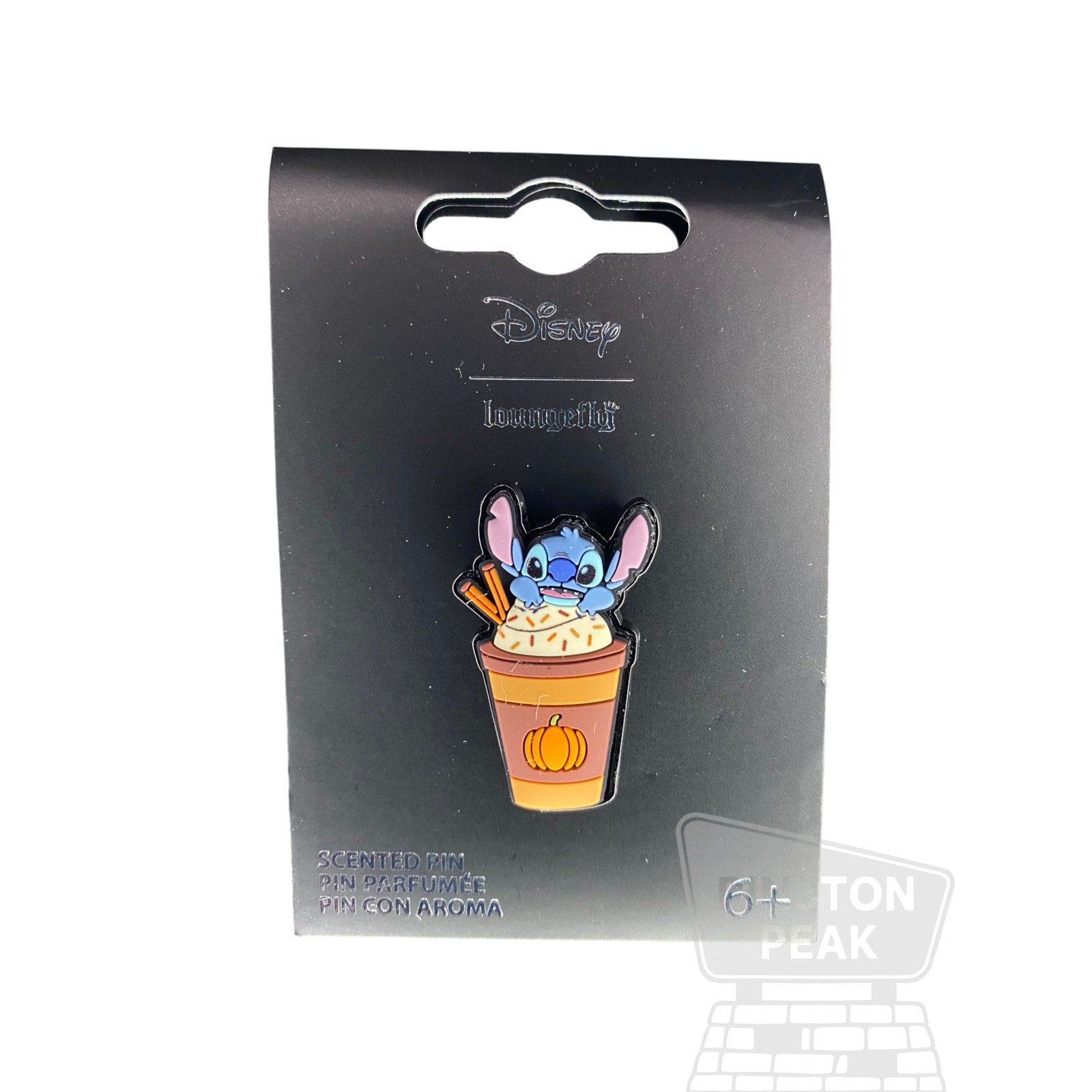 Disney Loungefly Lilo & Stitch Pin – Stitch Pumpkin Spice Latte Scented