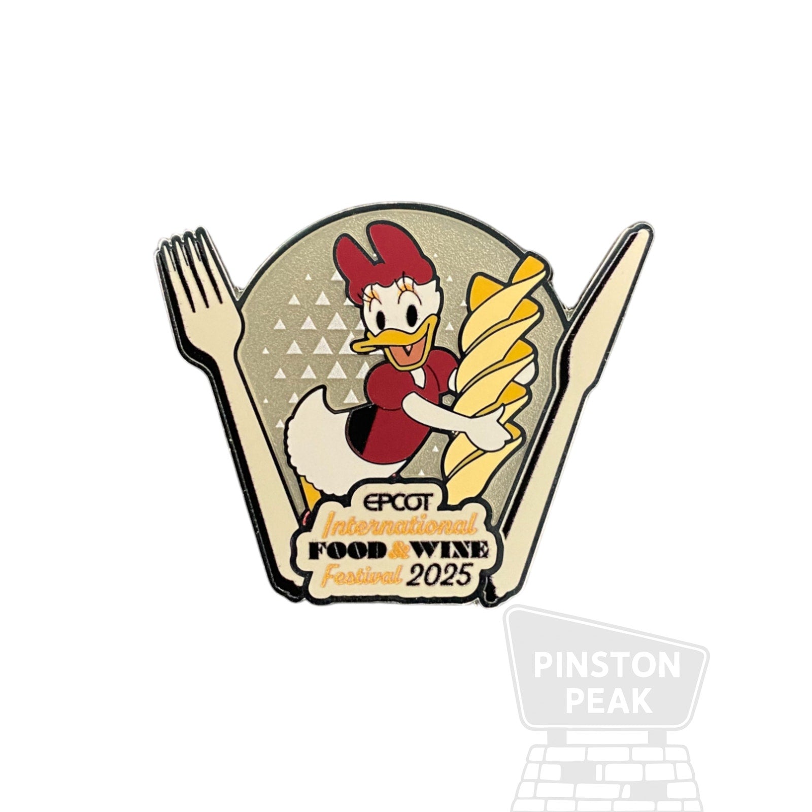 Disney EPCOT Food & Wine Festival 2025 Mystery Pin – Daisy Duck Chef Hat