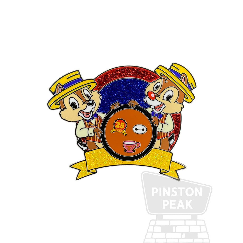 Disney Celebrating Pins 25 Year Pin – Chip and Dale as Scoop Sanderson