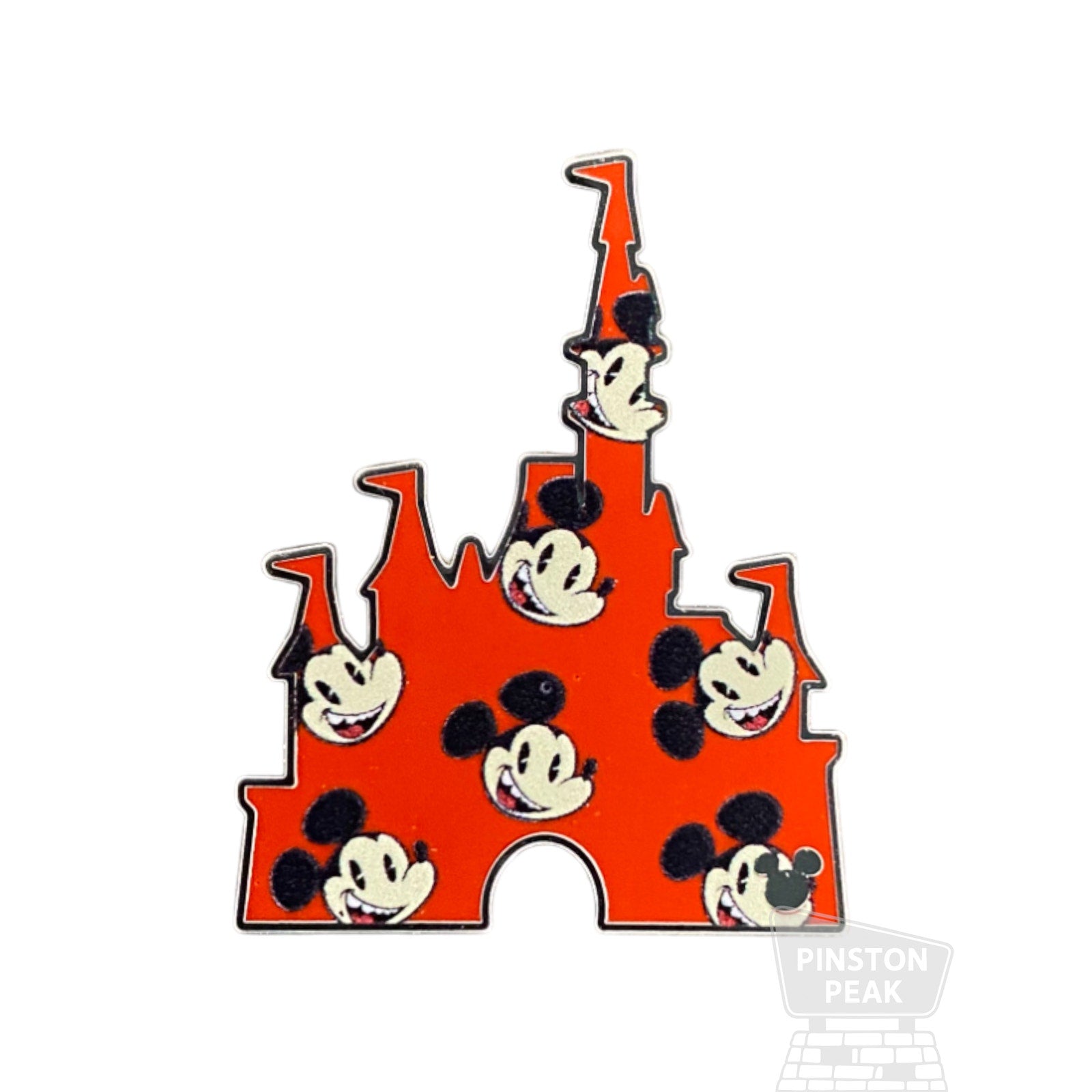 Disney Parks Hidden Disney 2025 Wave B Pin – Mickey Head Castles