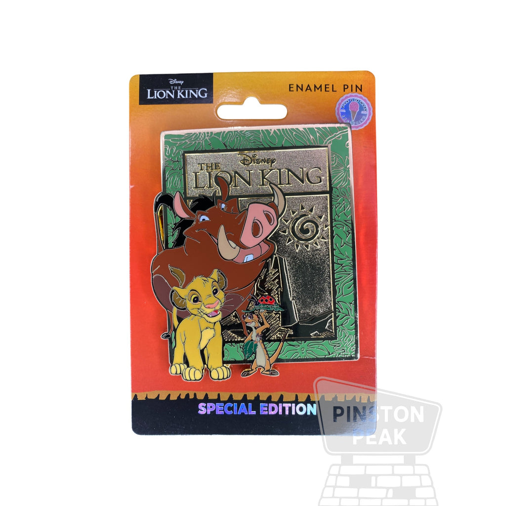 Pink A La Mode Lion King Codex Jumbo Pin – Simba Timon Pumbaa LE 300