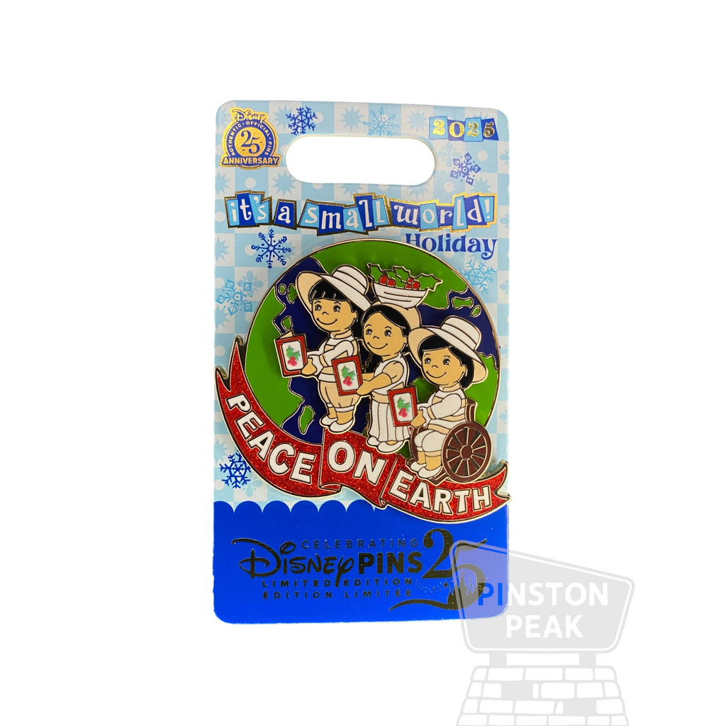 Disney Parks It’s a Small World Holiday LE 1500 Pin – Peace on Earth