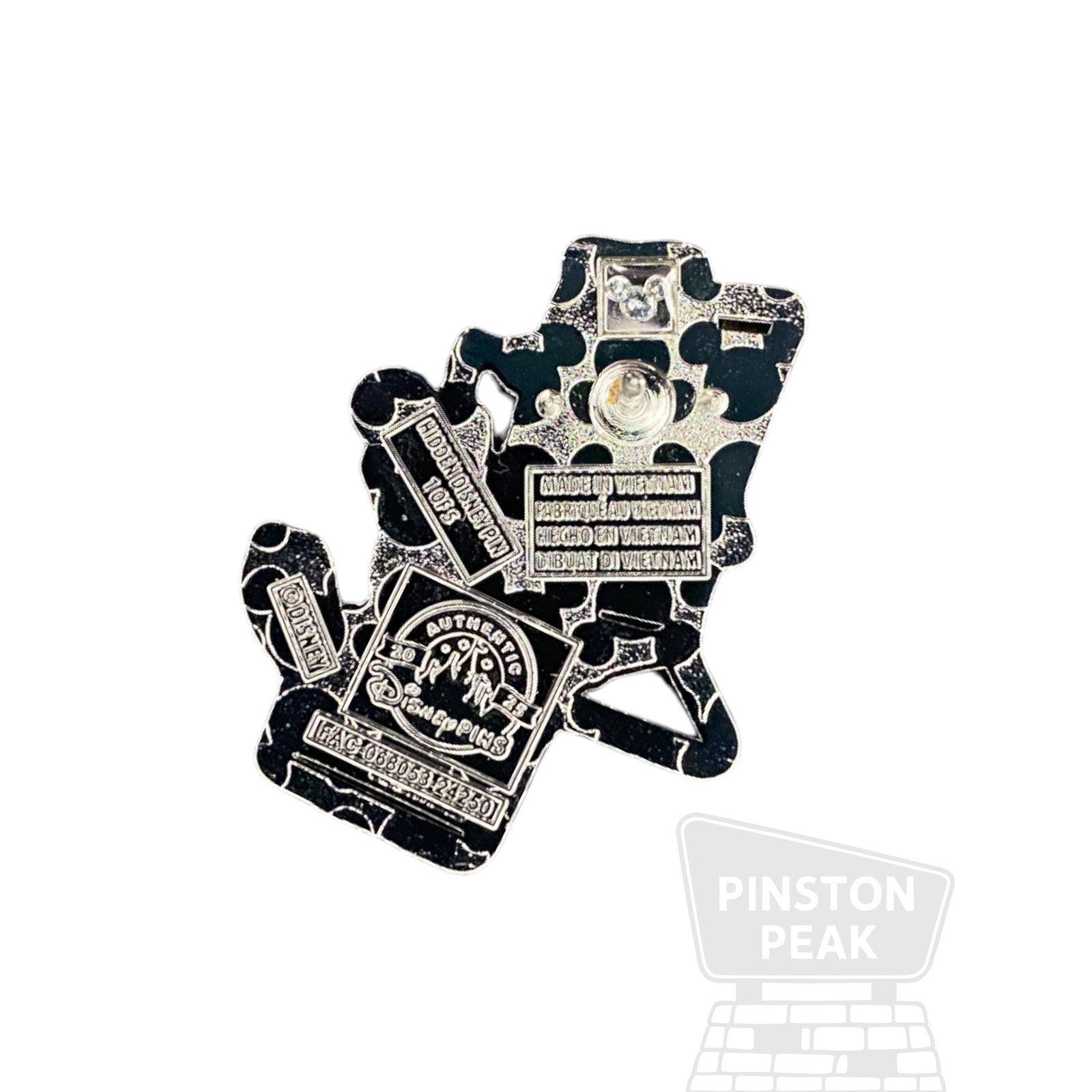 Disney WDW Hidden Mickey 2025 Wave A Mystery Pin – Donald Duck Independence Day