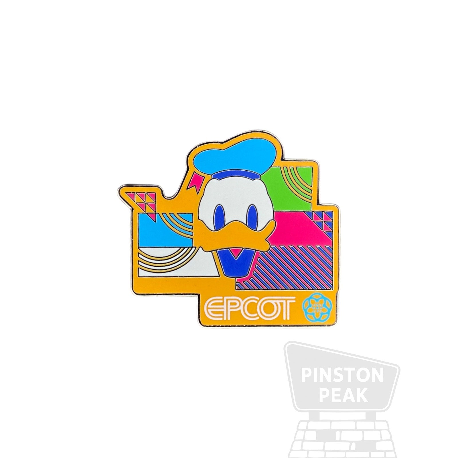 Disney Parks EPCOT Rectangular Retro Mystery Pin – Donald Duck Blind Box