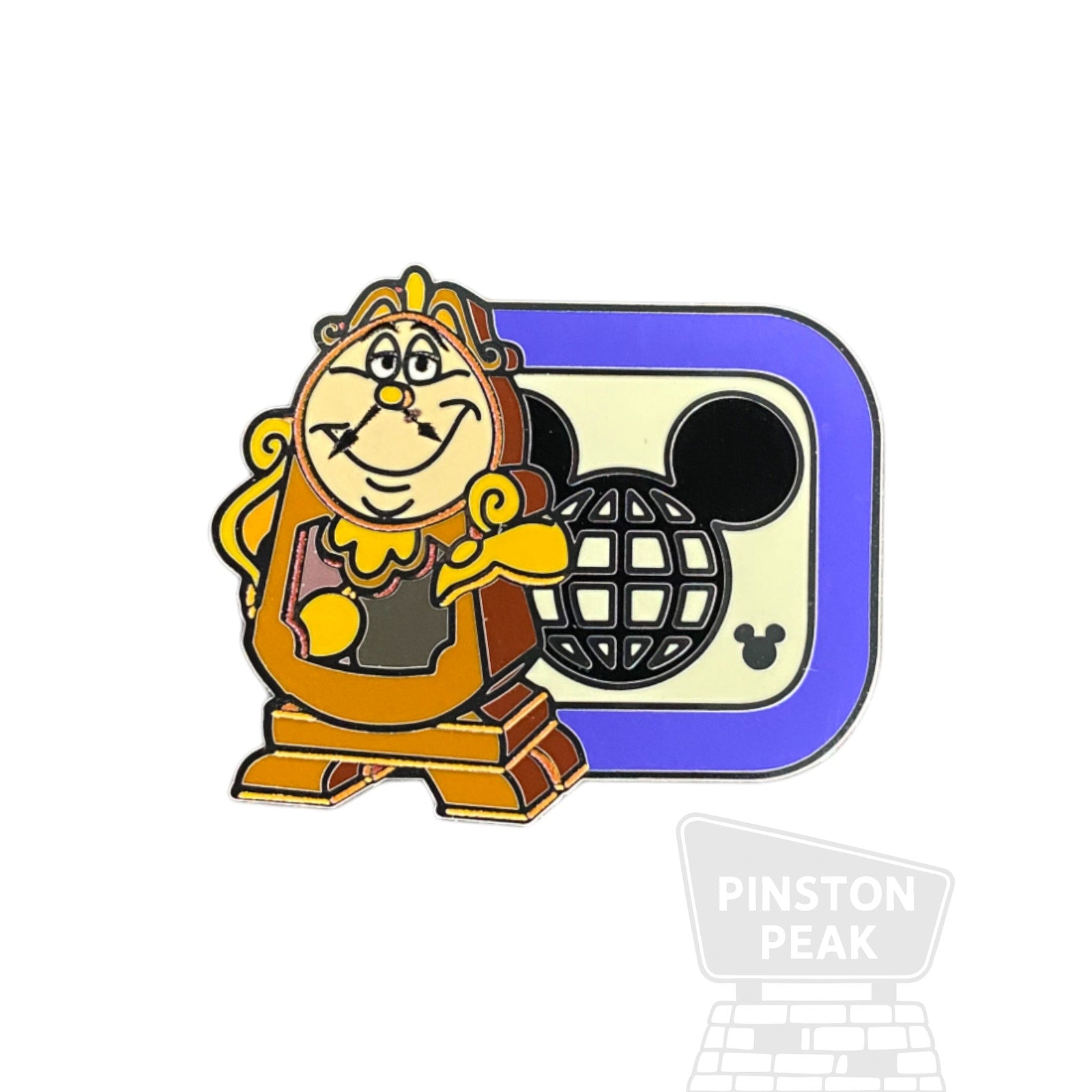 Disney Parks Hidden Disney 2025 Wave B Pin – Cogsworth Walt Disney World “D”