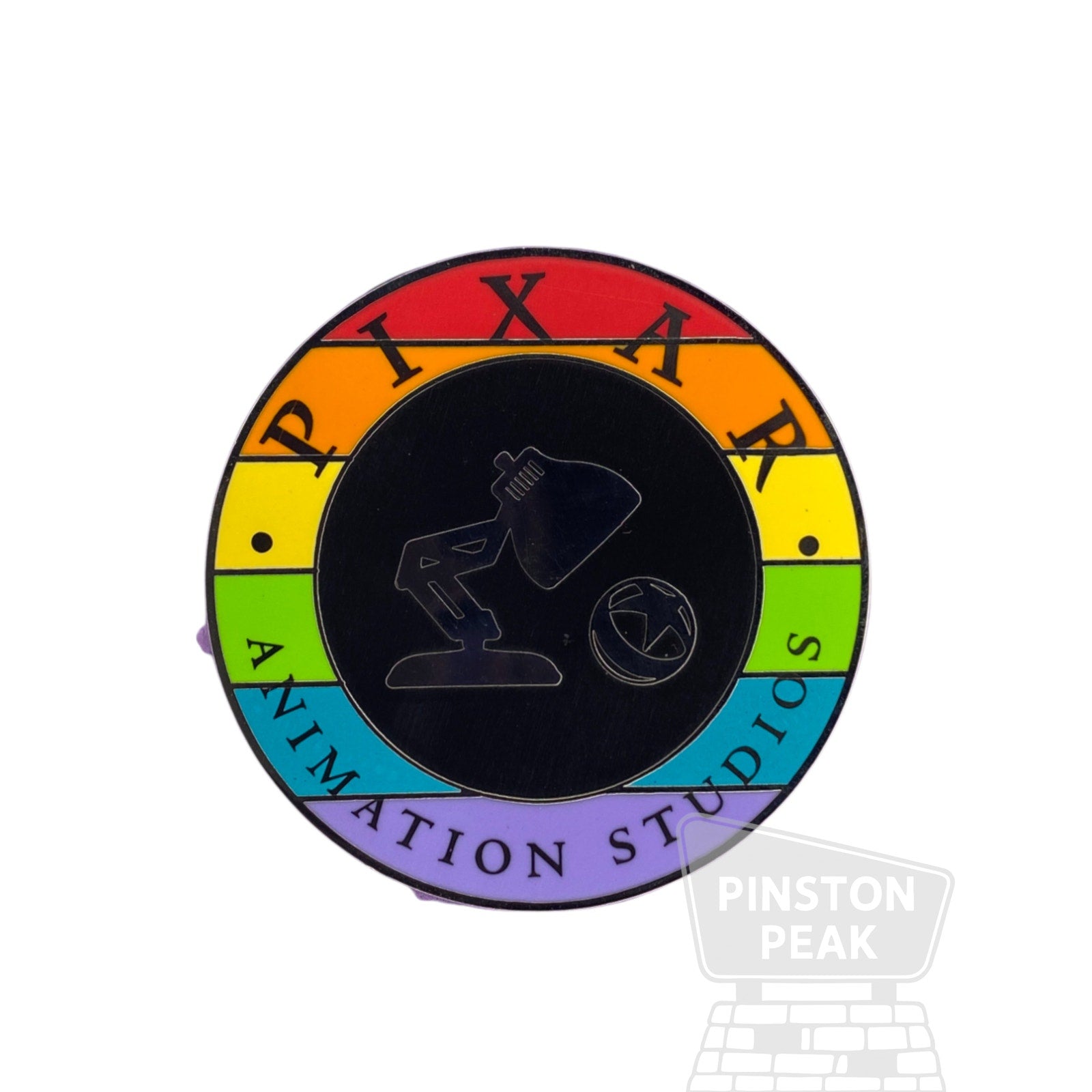 Disney Pixar Pride Collection Pin - Pixar Disneyland Pairs - Rainbow Disney Logo