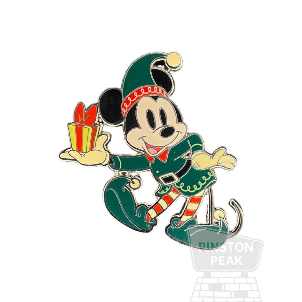 Disney Parks Christmas – Mickey & Minnie Holiday Elves 2 Pin Set