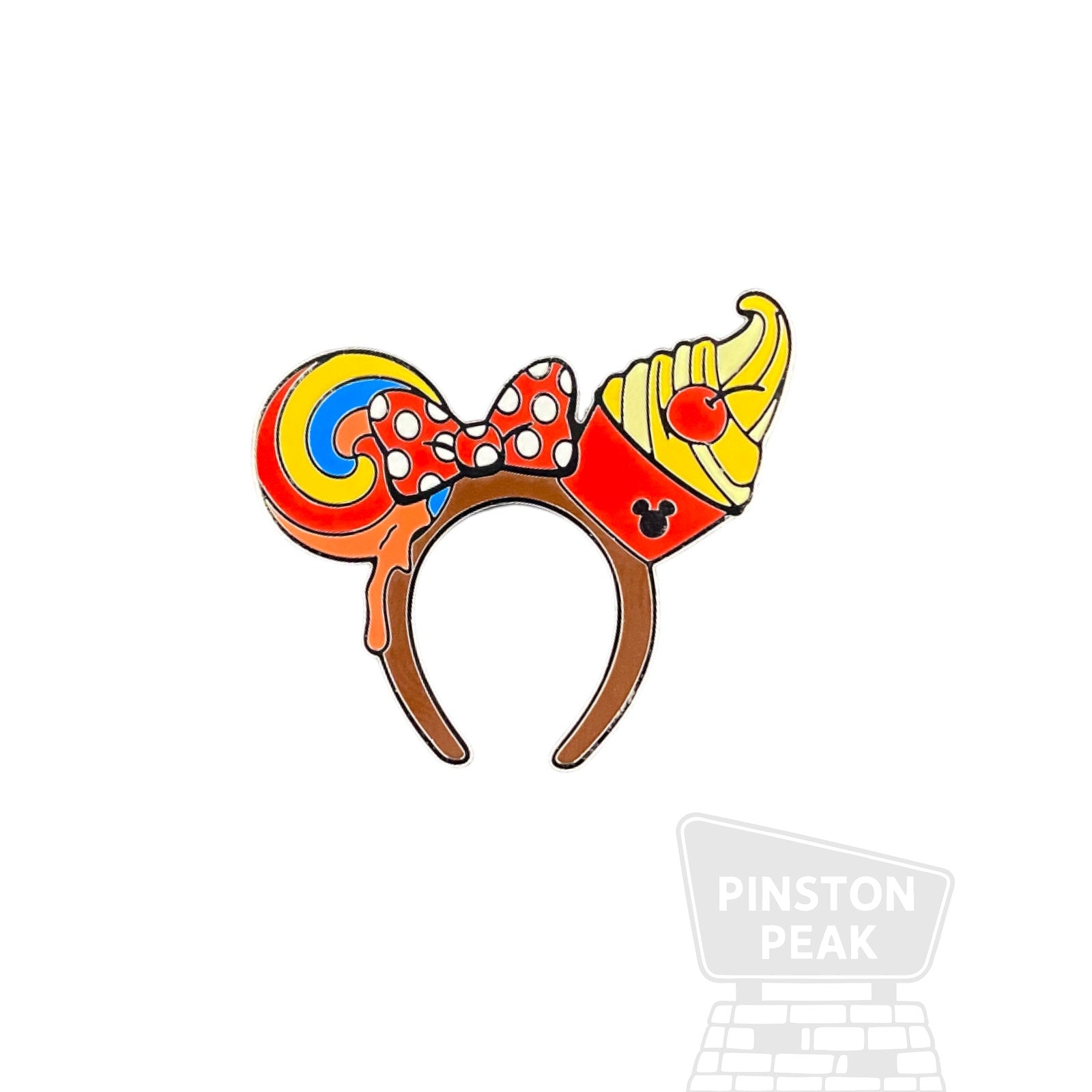 Disney Parks WDW Hidden Mickey 2025 Wave A Pin – Park Treats Ear Headband