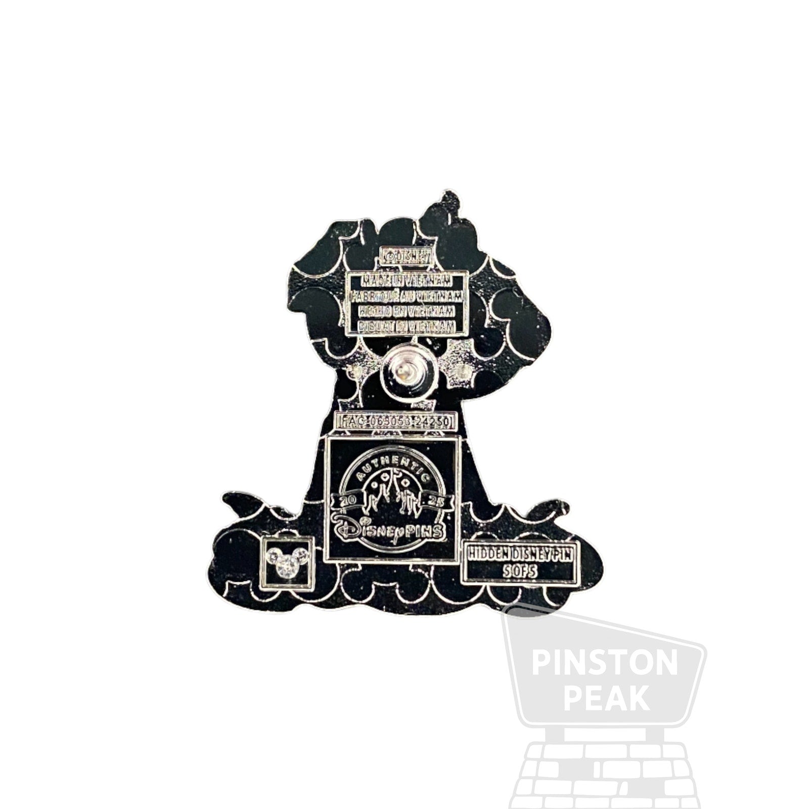 Disney Parks WDW Hidden Mickey 2025 Wave A Mystery Pin – Hades Blue Color Story