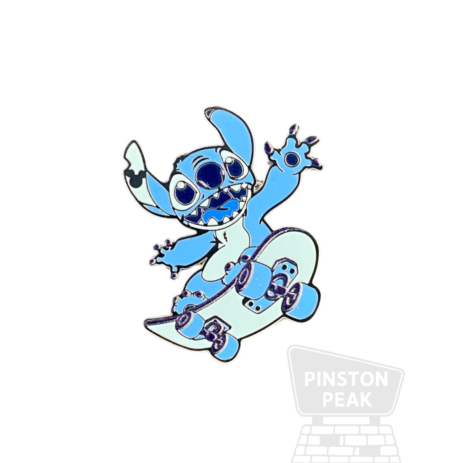 Disney Parks WDW Hidden Mickey 2025 Wave A Mystery Pin – Stitch Blue Color Story