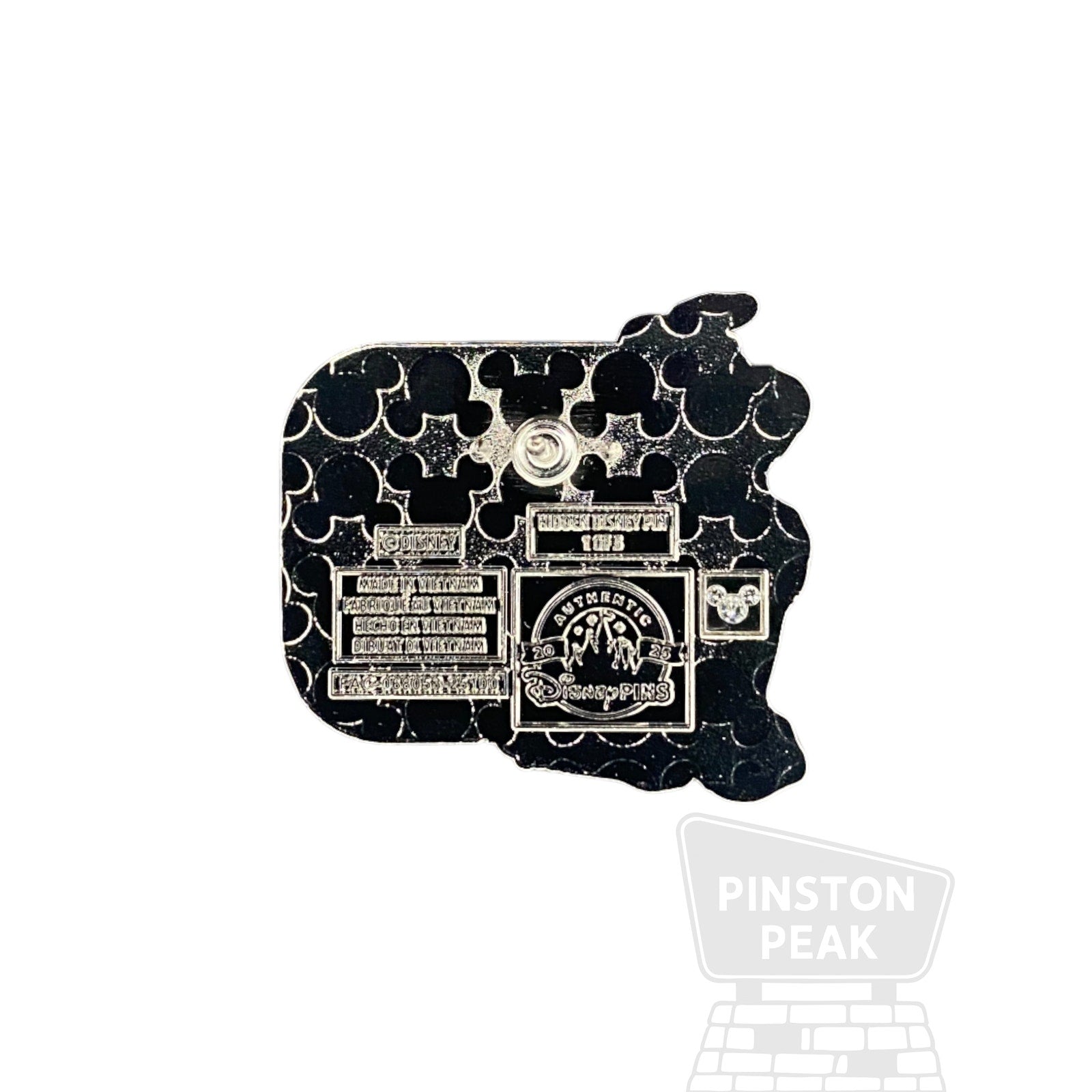 Disney Parks WDW Hidden Mickey 2025 Wave B Pin – Tramp D Letter