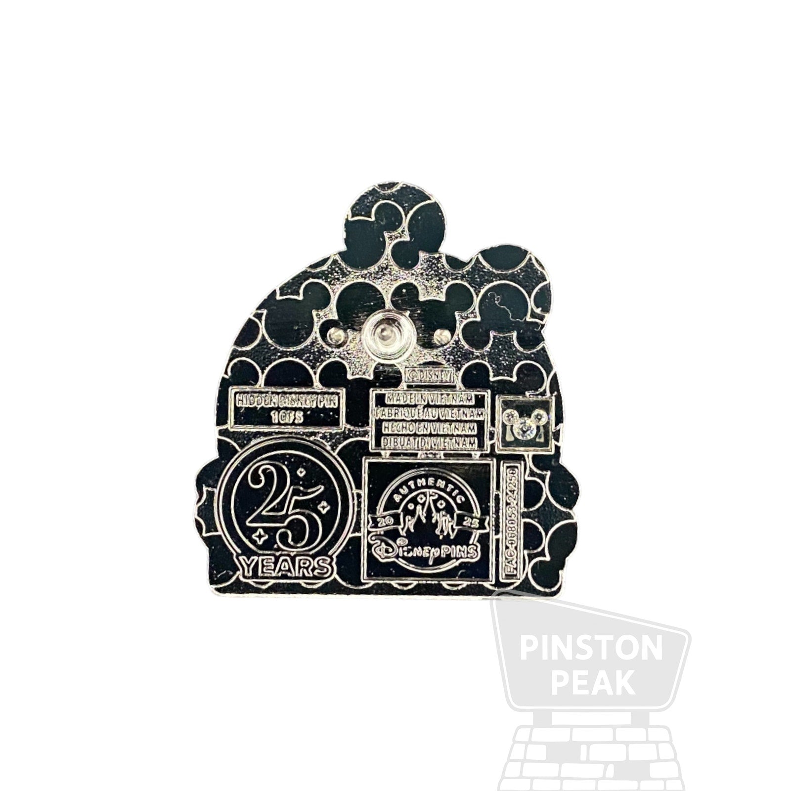 Disney Parks WDW Hidden Mickey 2025 Wave A Mystery Pin – Mickey 25 Year
