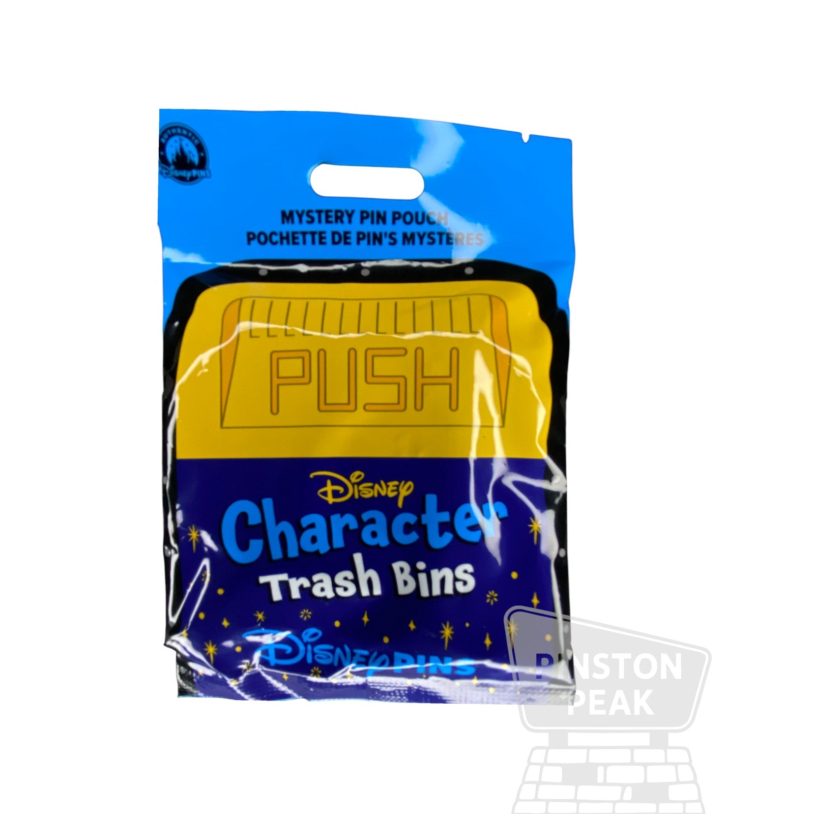 Disney Parks Pin Bag – Character Trash Bins 5-Pin Blind Box Unopened (2025)