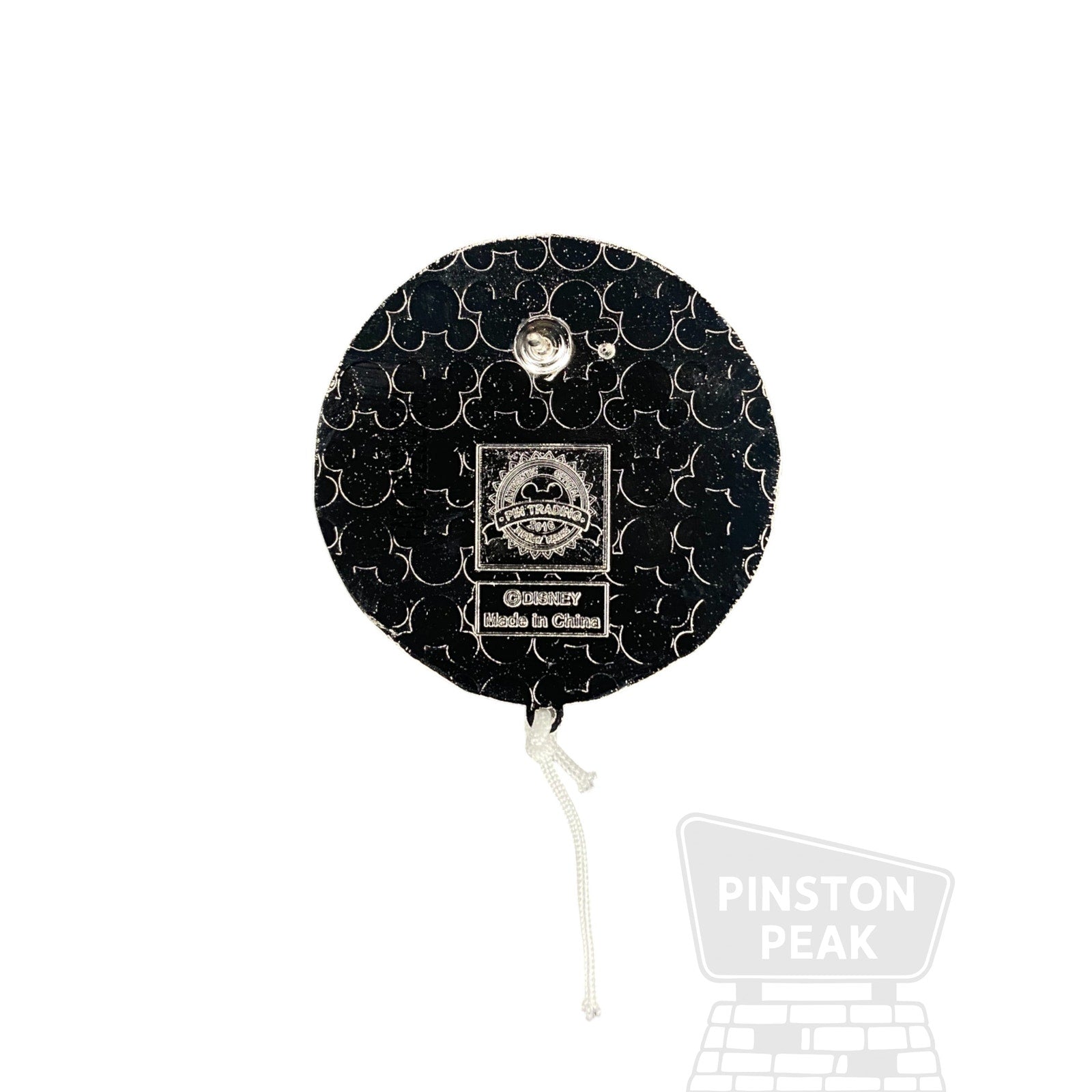 Disney Parks Acrylic Dome Mickey Balloon Pin – Red Disneyland with String