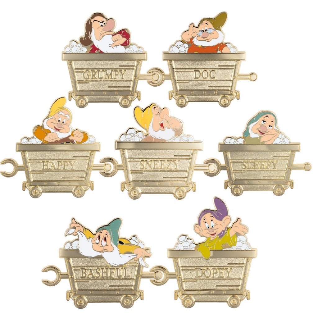 Disney Snow White Mine Cart LE 200 Mystery Pin – Seven Dwarfs Unopened Box