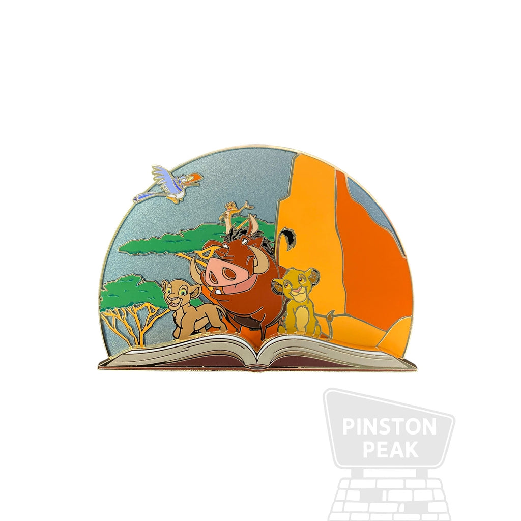 Disney Pink A La Mode Lion King LE 300 Pin – Storybook Nala Simba Timon