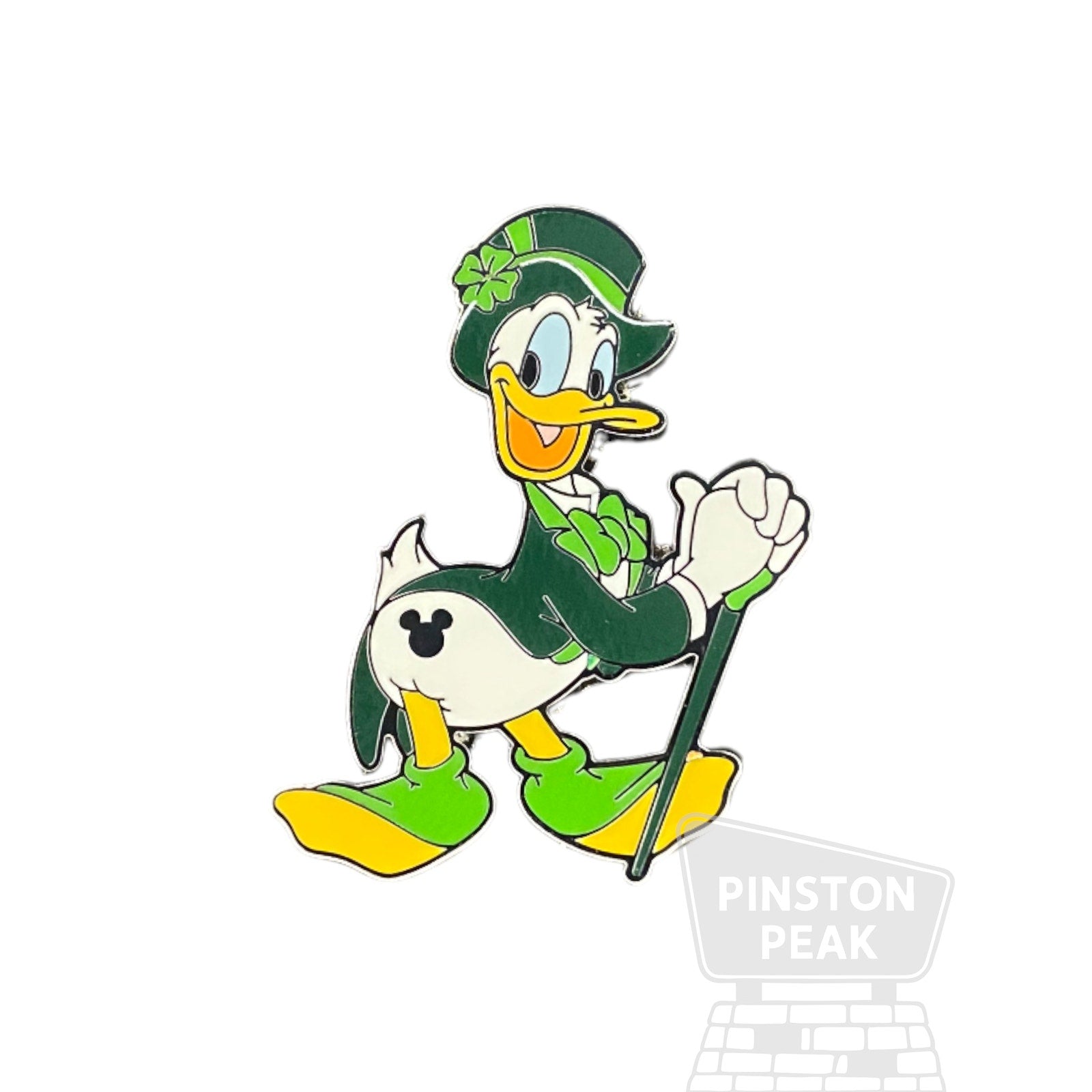 Disney WDW Hidden Mickey 2025 Wave A Mystery Pin – Donald Duck St. Patrick’s Day