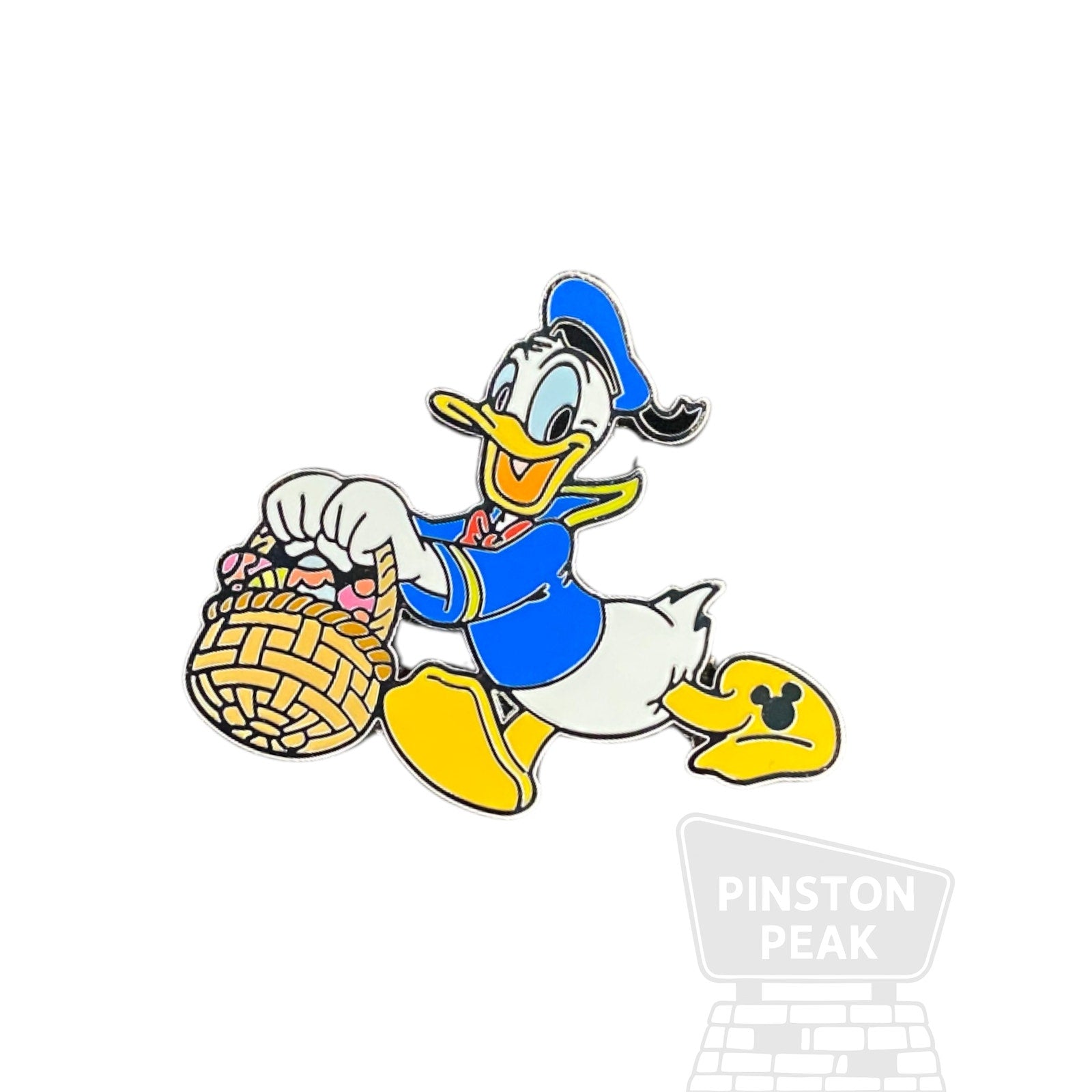 Disney WDW Hidden Mickey 2025 Wave A Mystery Pin – Donald Duck Easter