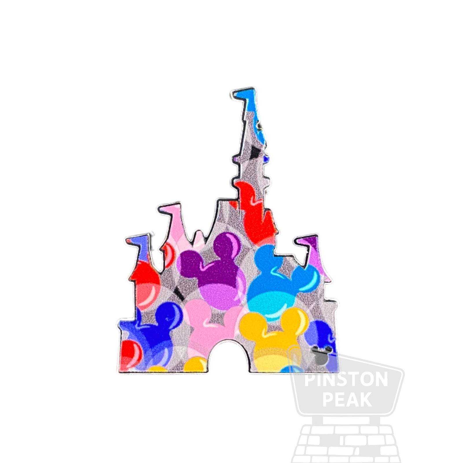 Disney WDW Hidden Mickey 2025 Wave A Mystery Pin – Castles Mickey Icon Balloons