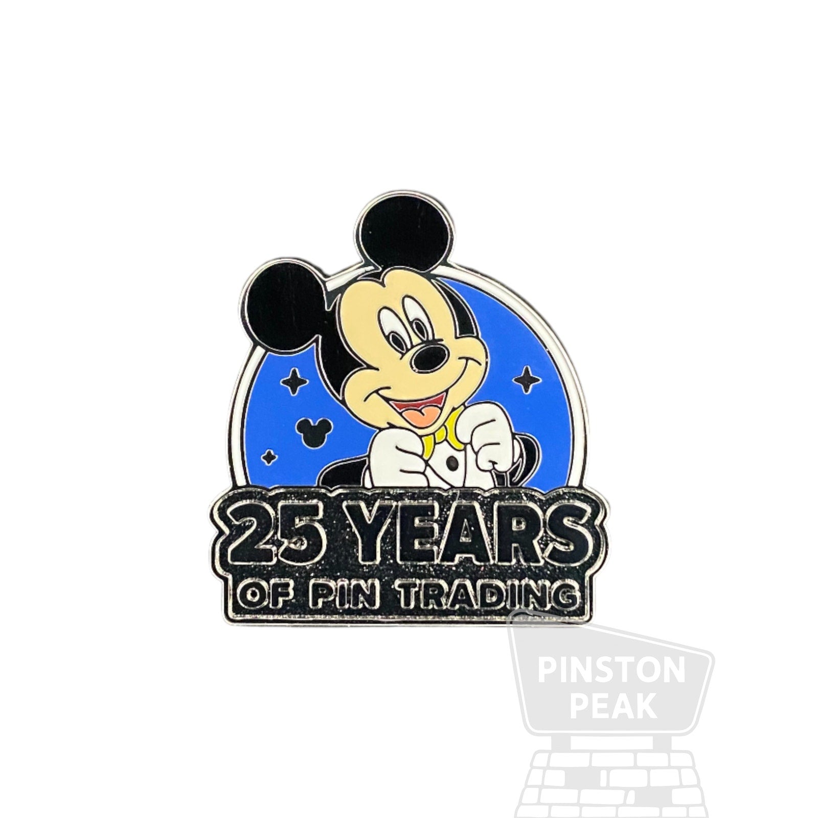 Disney Parks WDW Hidden Mickey 2025 Wave A Mystery Pin – Mickey 25 Year