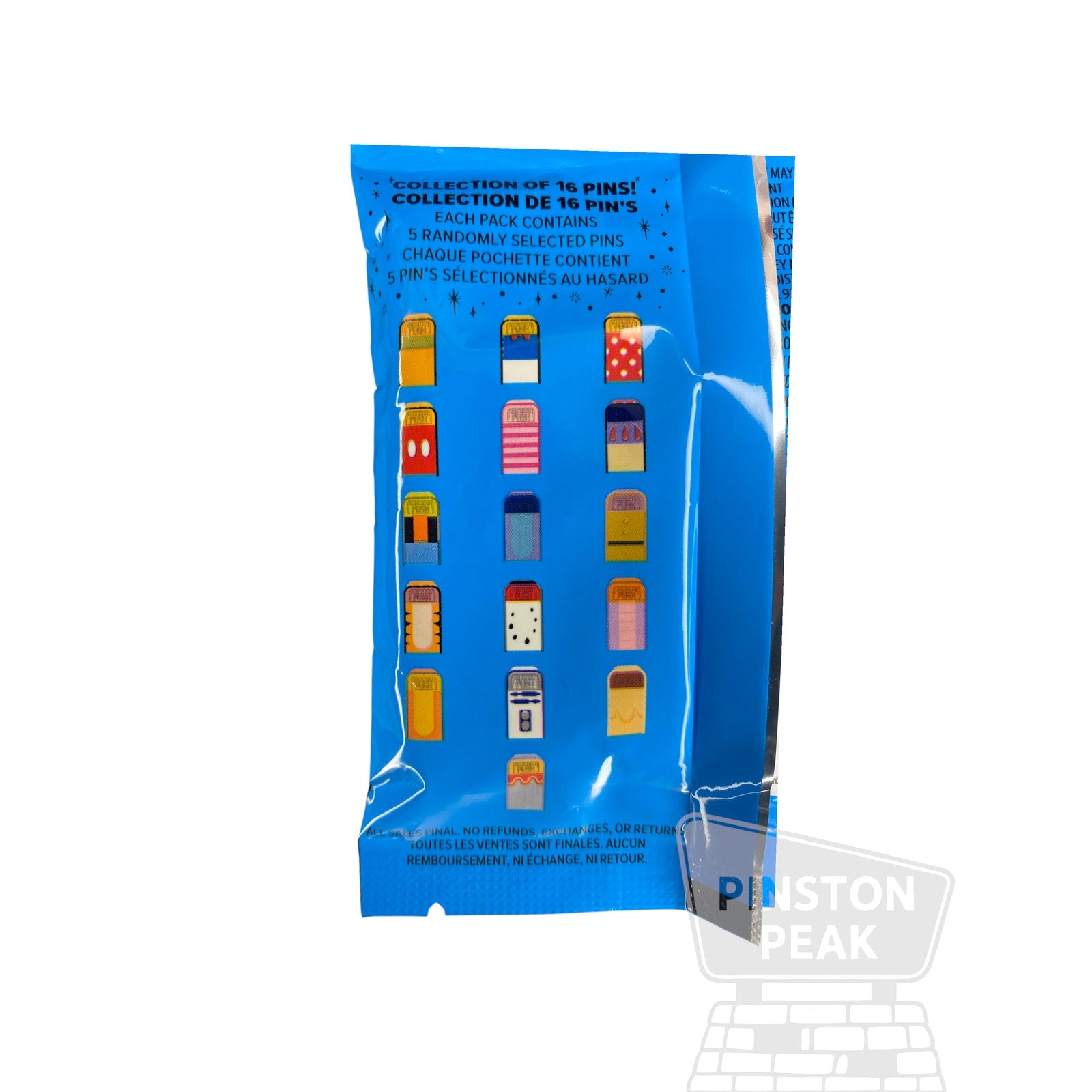 Disney Parks Pin Bag – Character Trash Bins 5-Pin Blind Box Unopened (2025)