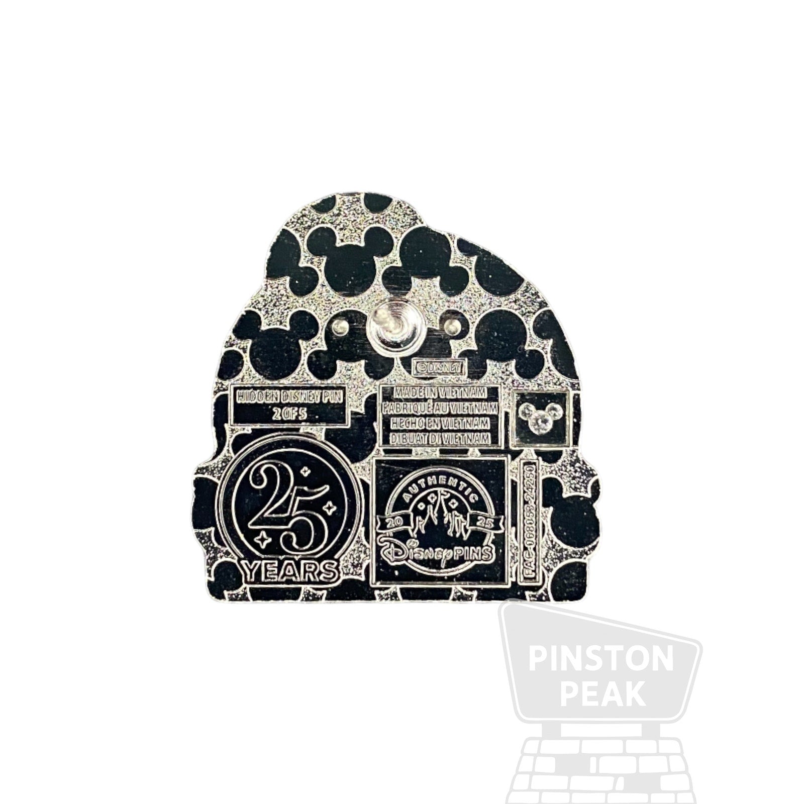 Disney Parks DLR Hidden Mickey 2025 Wave A Pin – Jiminy Cricket 25th Anniversary