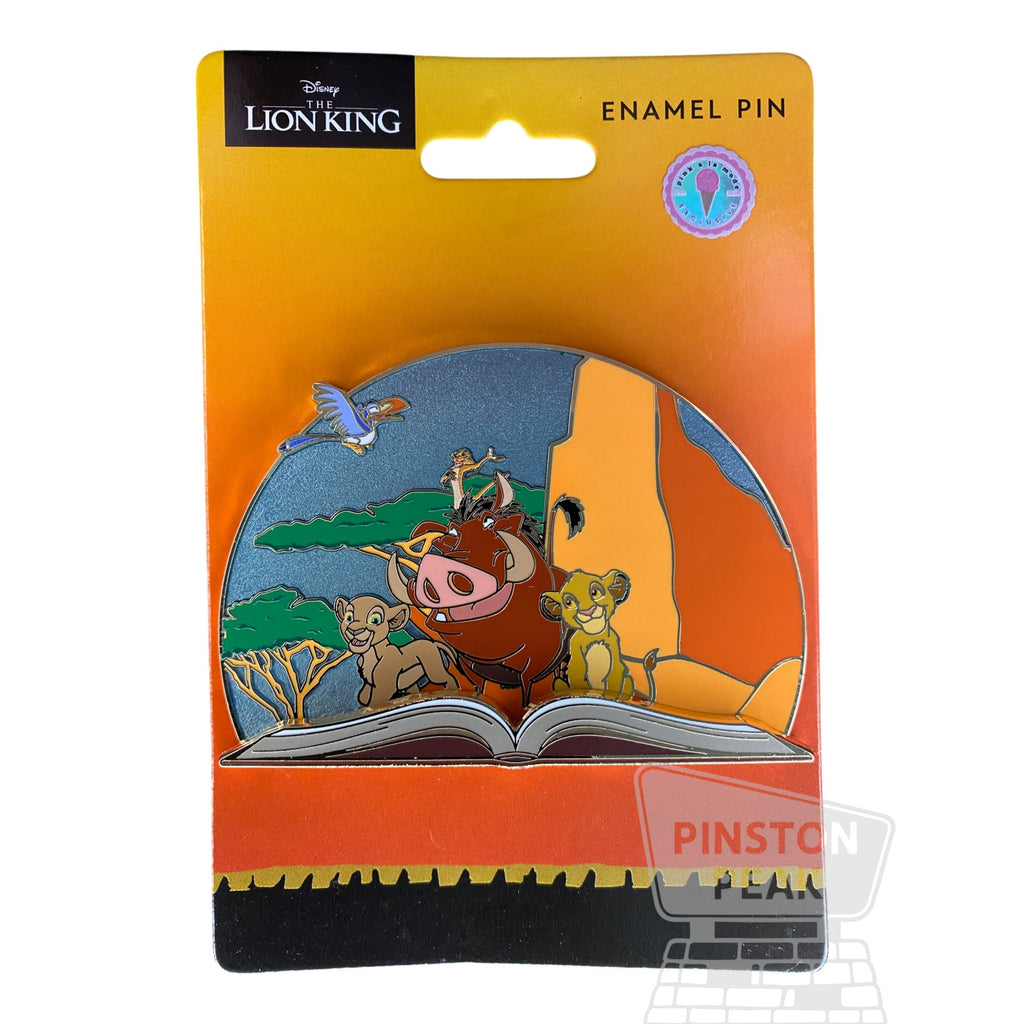 Disney Pink A La Mode Lion King LE 300 Pin – Storybook Nala Simba Timon