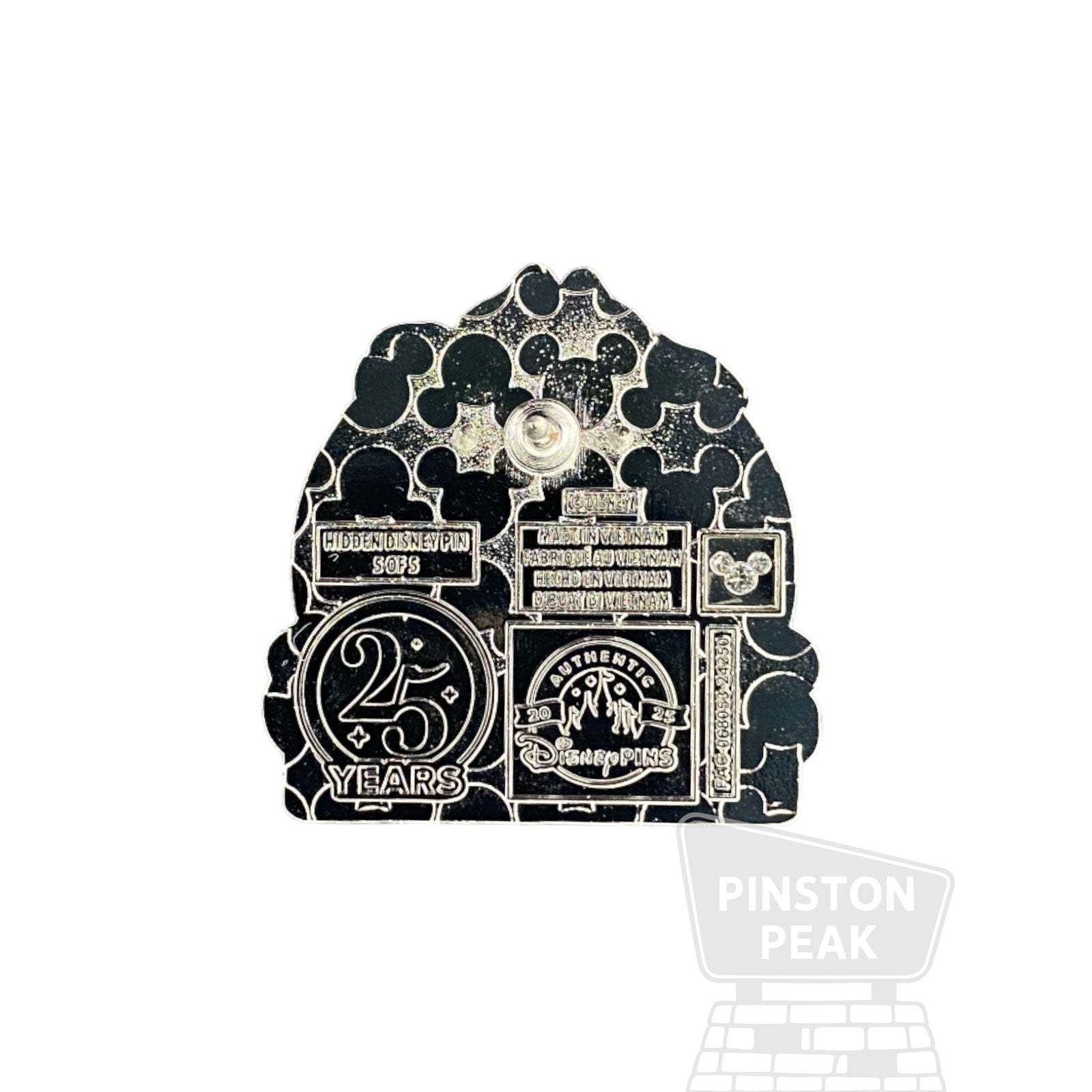 Disney Parks WDW Hidden Mickey 2025 Wave A Mystery Pin – Cheshire Cat 25 Year