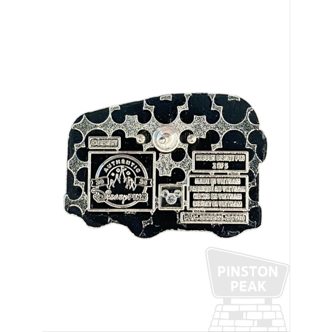 Disney Parks WDW Hidden Mickey 2026 Wave A Mystery Pin – Tinker Bell Bus
