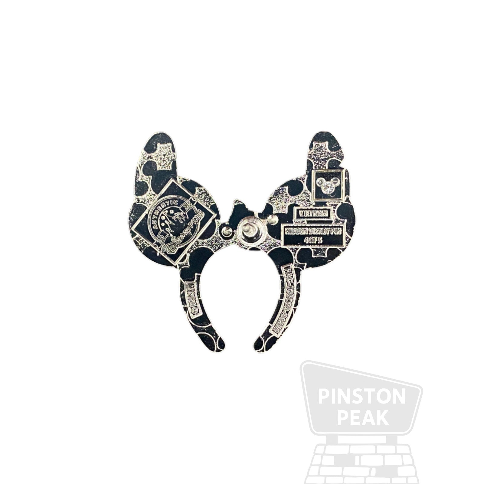 Disney Parks WDW Hidden Mickey 2025 Wave A Pin – Stitch Ear Headband