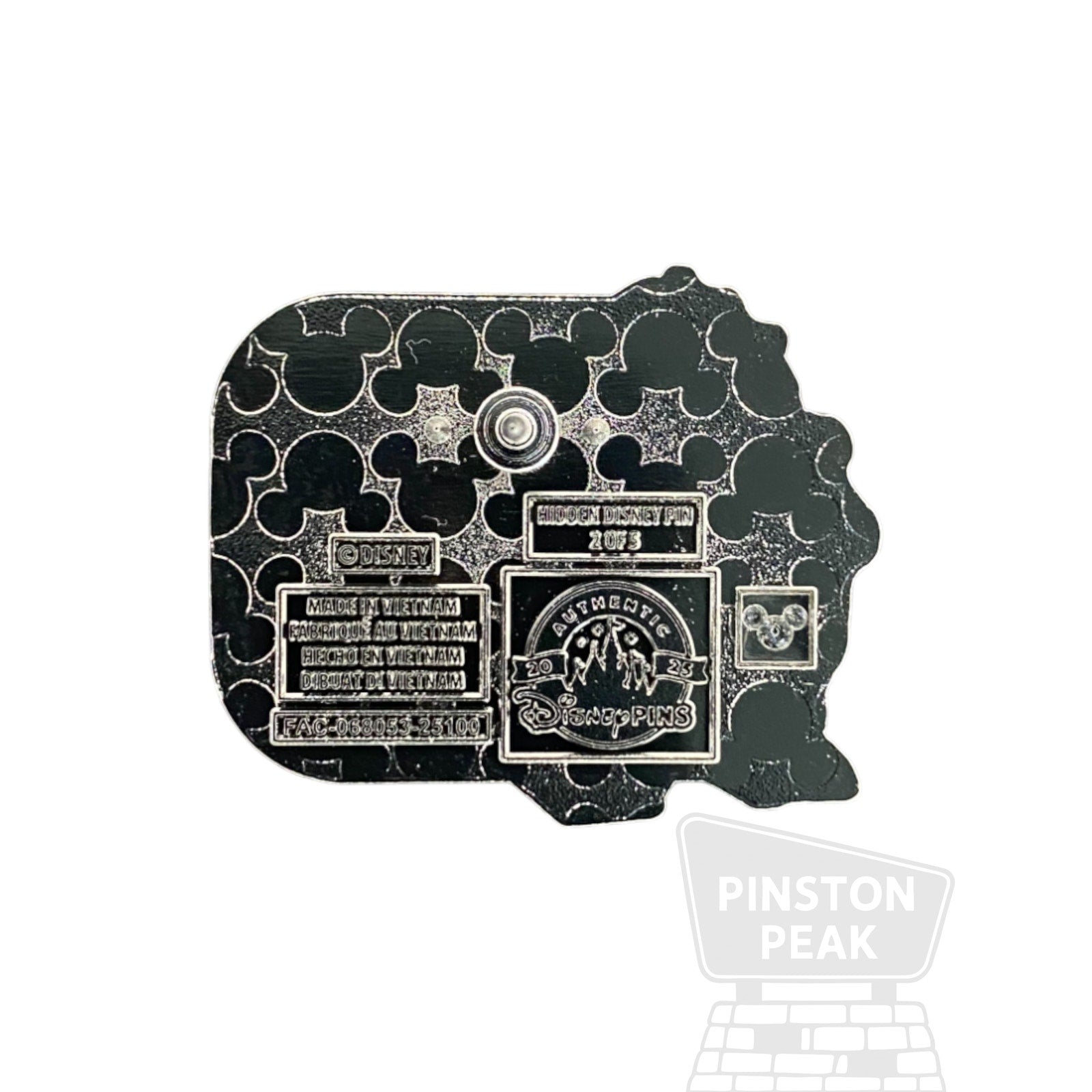 Disney Parks Hidden Disney 2025 Wave B Pin – Cogsworth Walt Disney World “D”