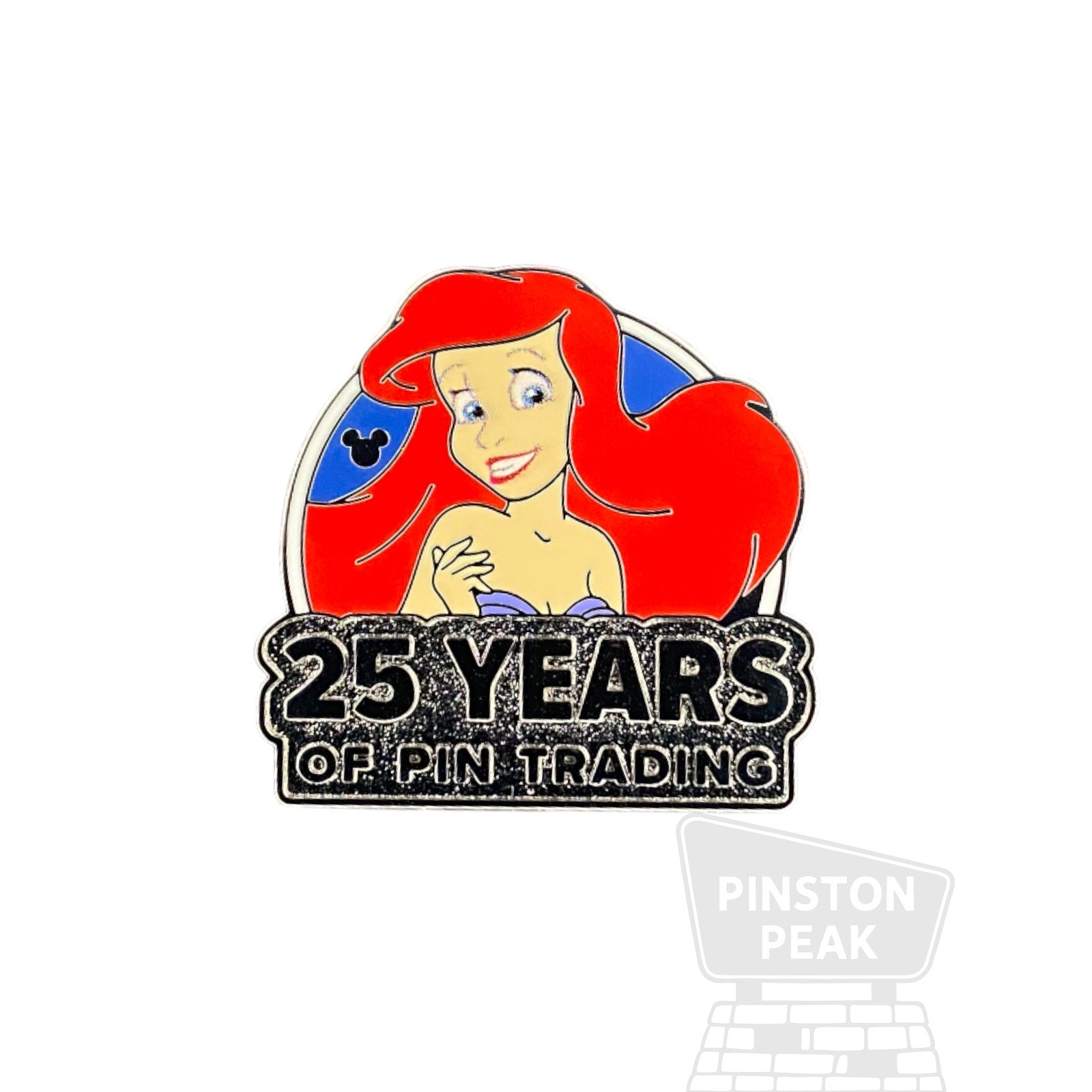 Disney Parks WDW Hidden Mickey 2025 Wave A Mystery Pin – Ariel Pin Trading 25th