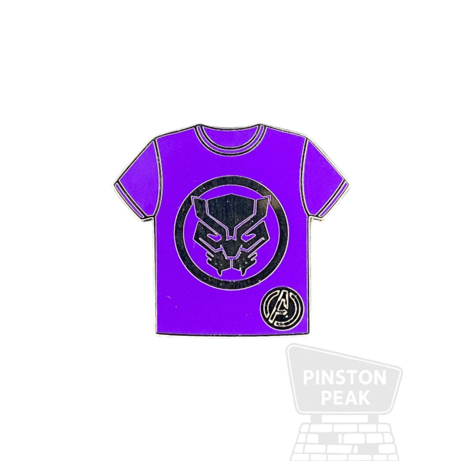 Disney Parks WDW Hidden Mickey 2024 Mystery Pin – Black Panther Marvel T-Shirt