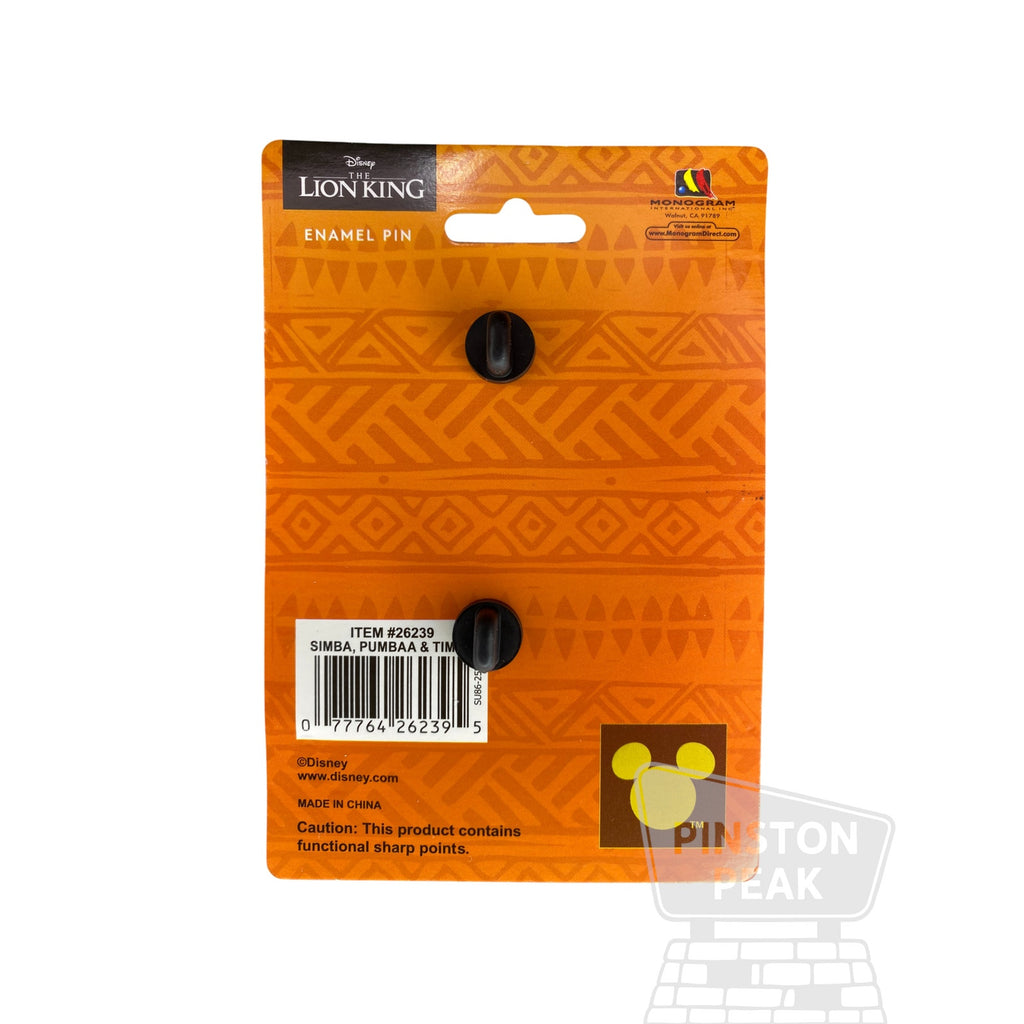 Pink A La Mode Lion King Codex Jumbo Pin – Simba Timon Pumbaa LE 300