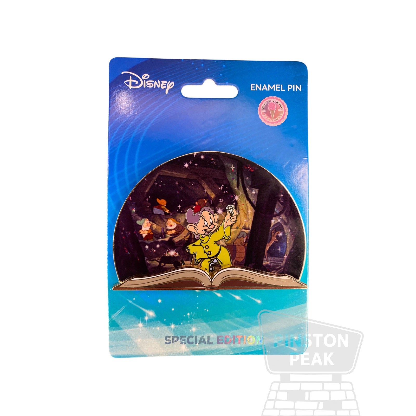 Pink a la Mode Snow White LE 300 Pin – Dopey Sparkle in the Mine